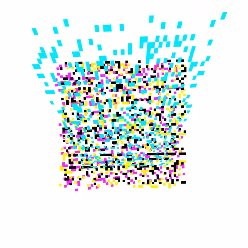 CMYK Decay #23