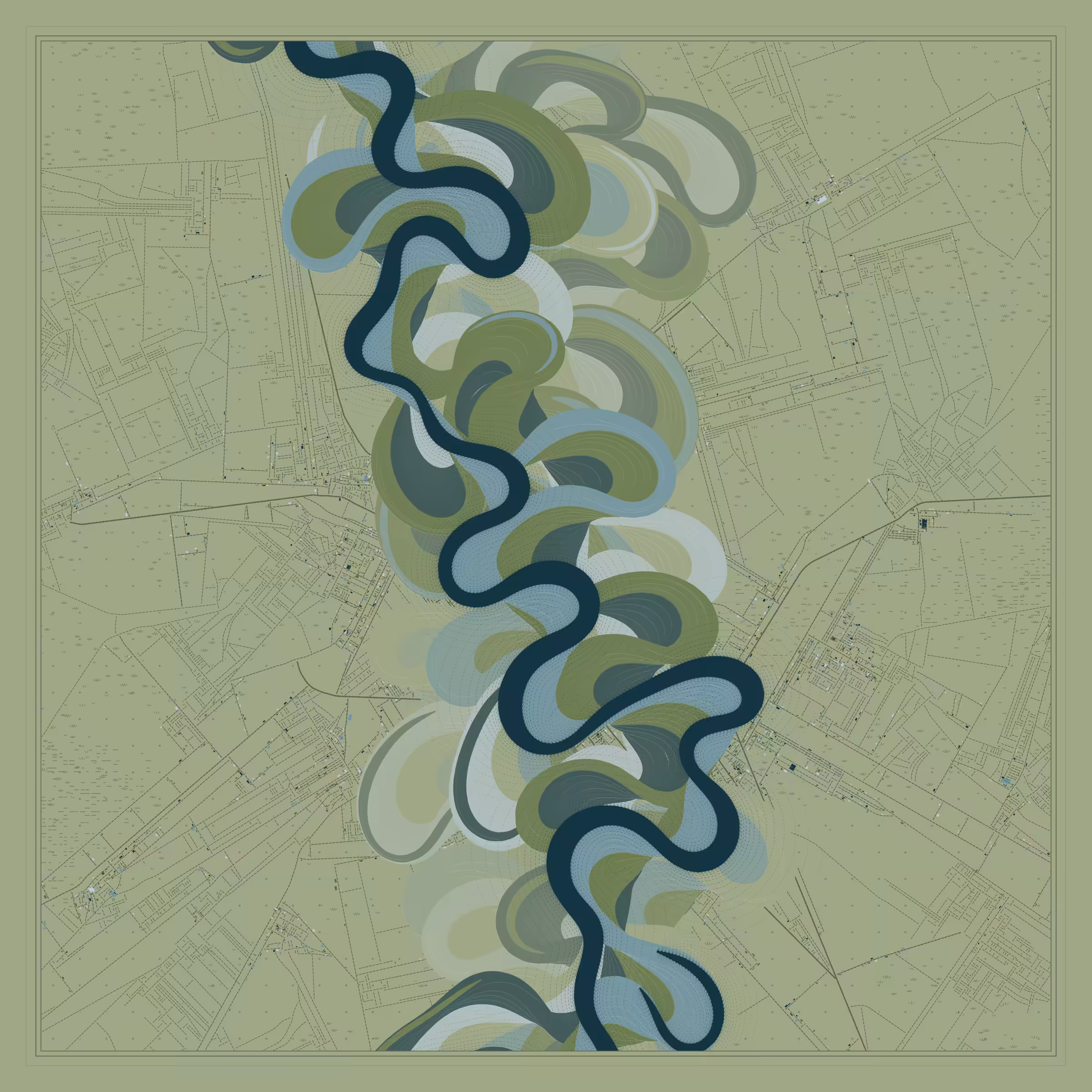 Ancient Courses of Fictional Rivers #479