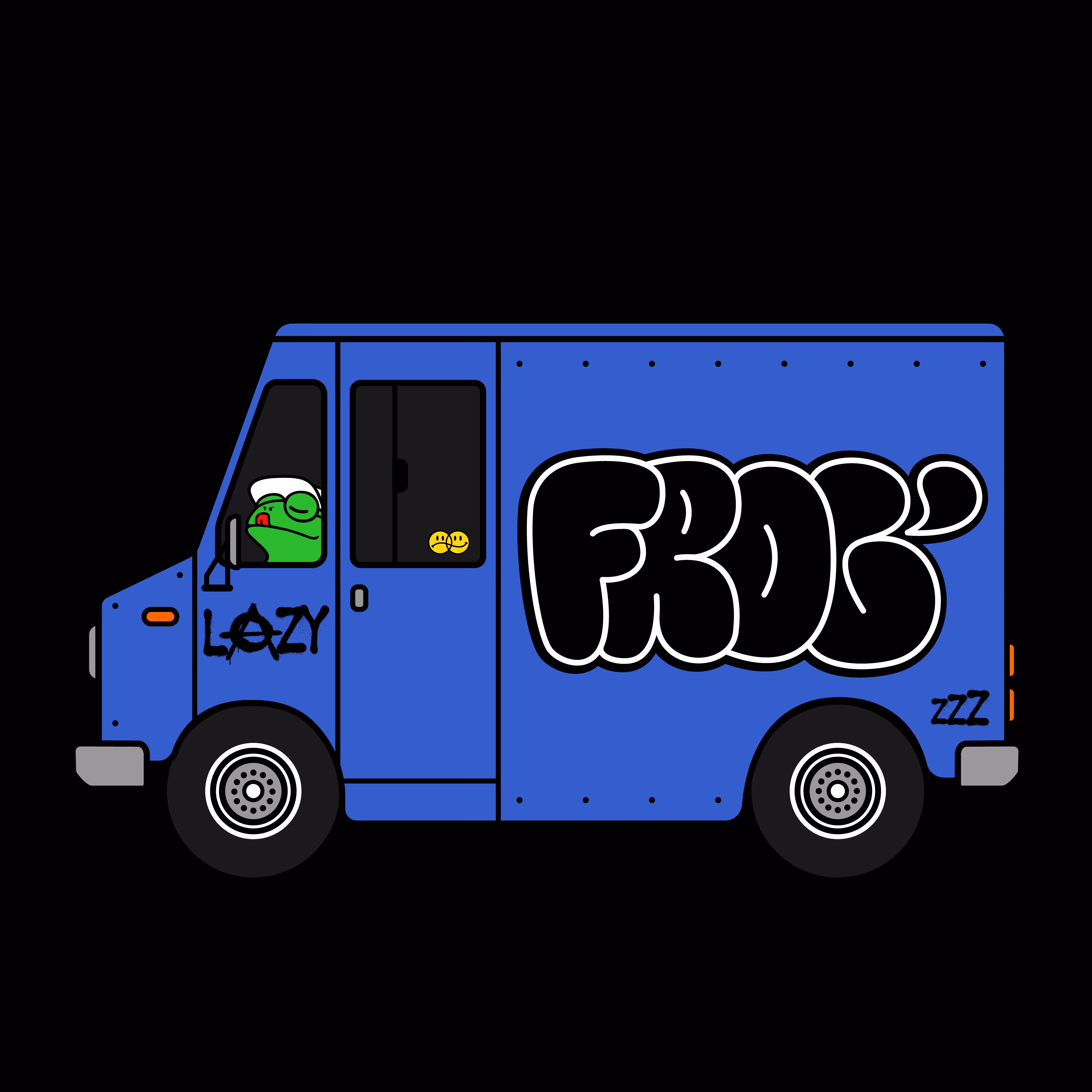 Lazy Frogs On The Road #094