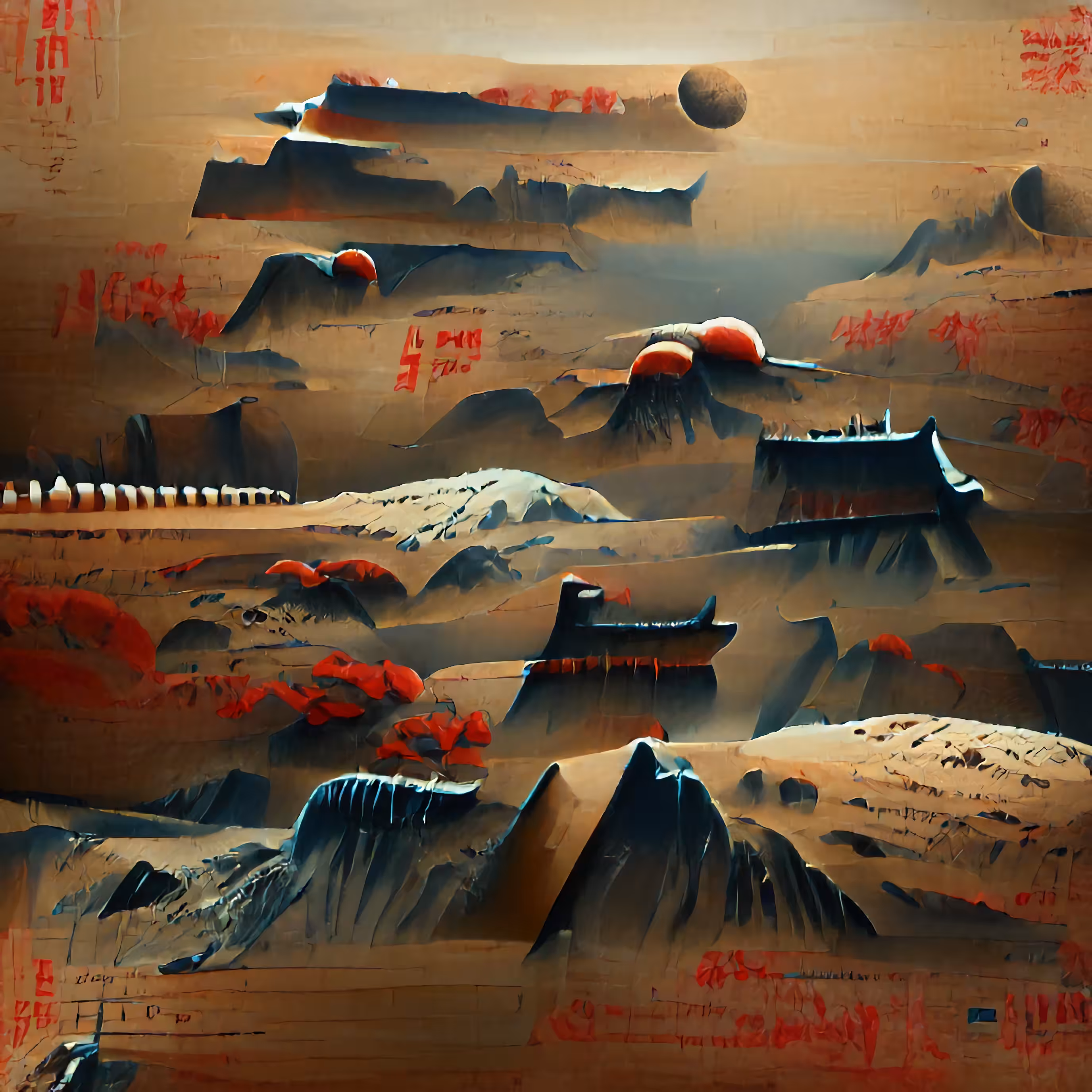 The Great Wall of Mars
