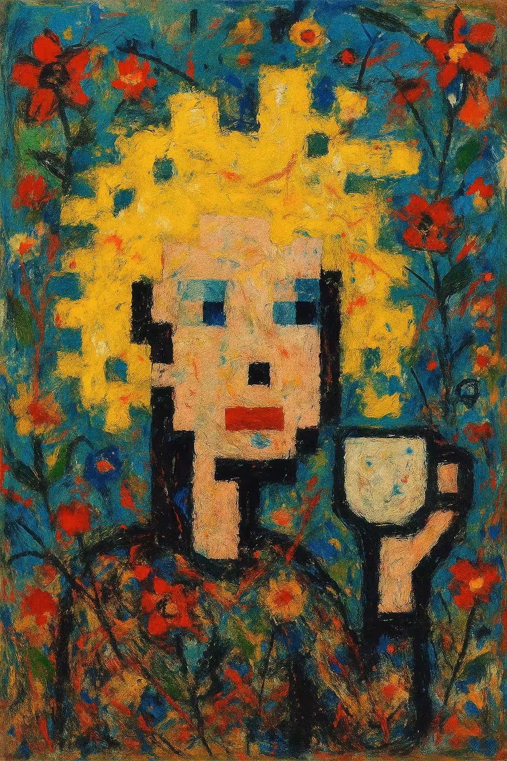 Punk d'Art Canvas #3 | 'GM'