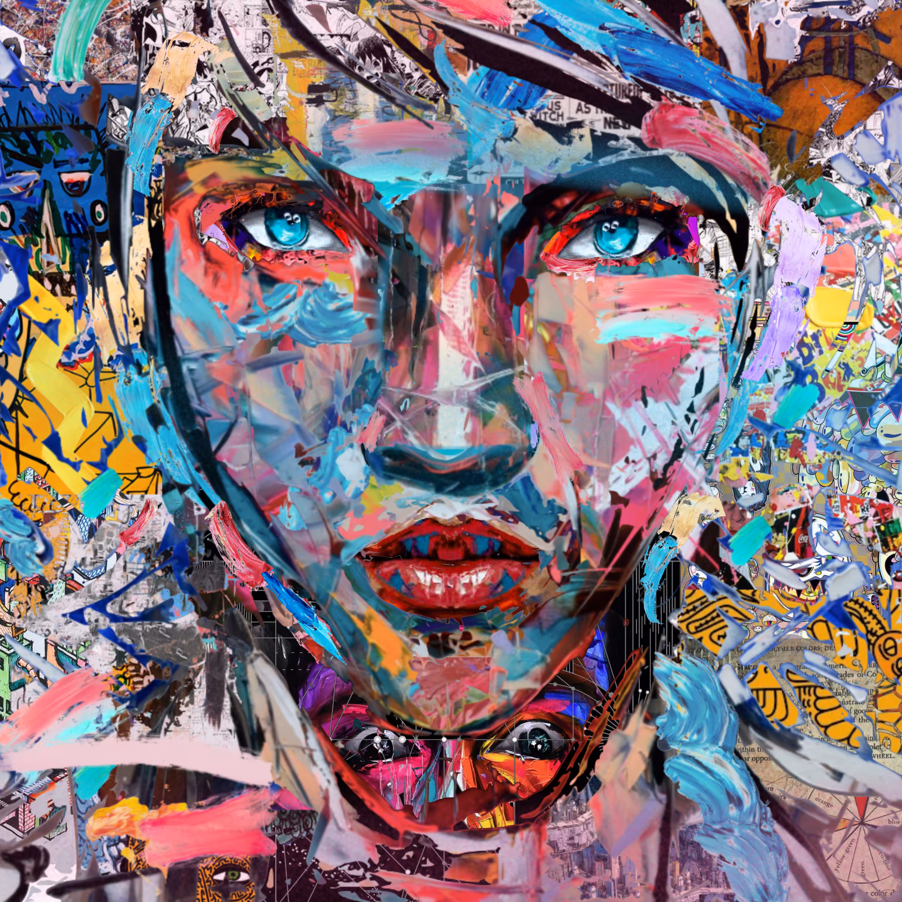 SPLIT: portrait within a portrait