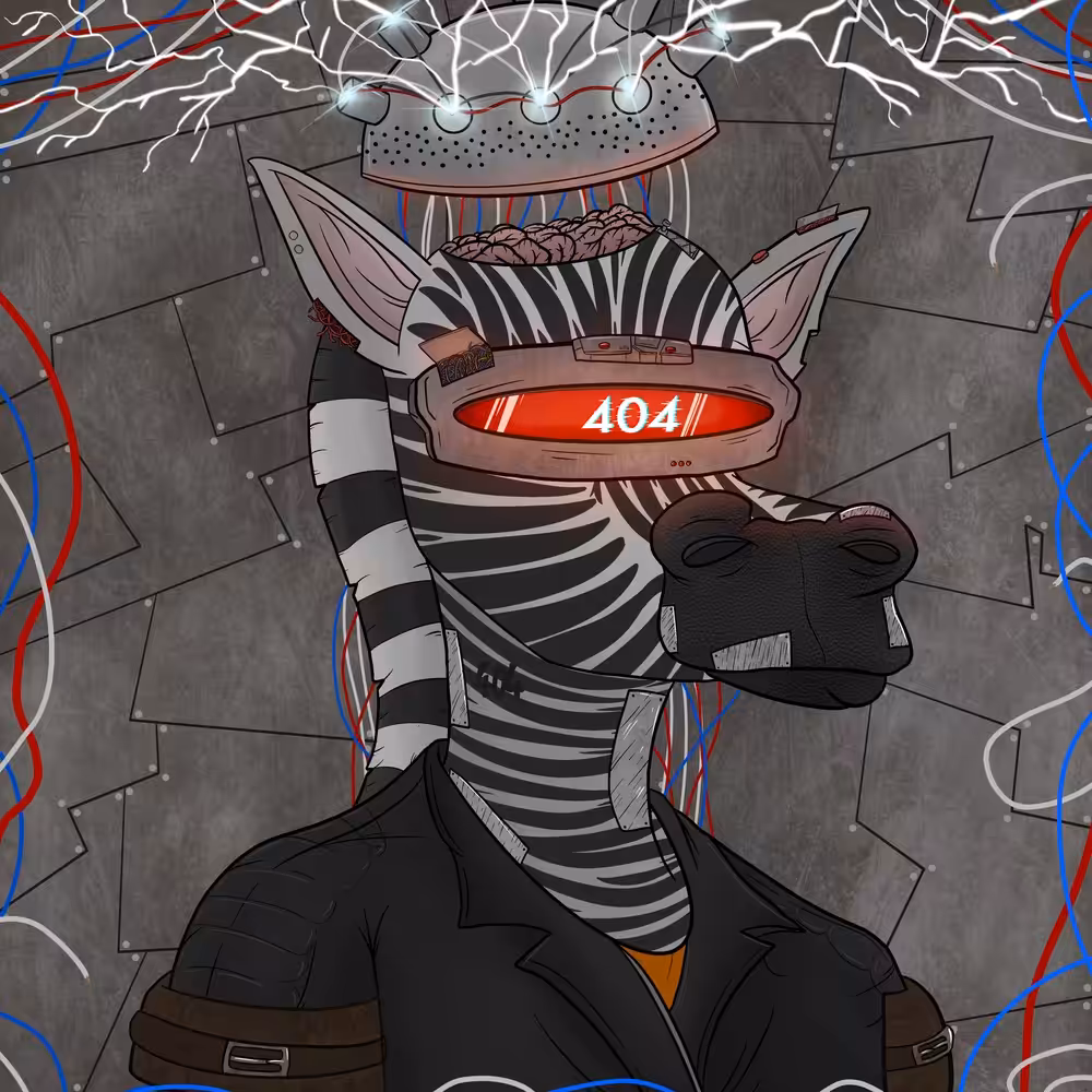 Stripy Safari #404 - 404art