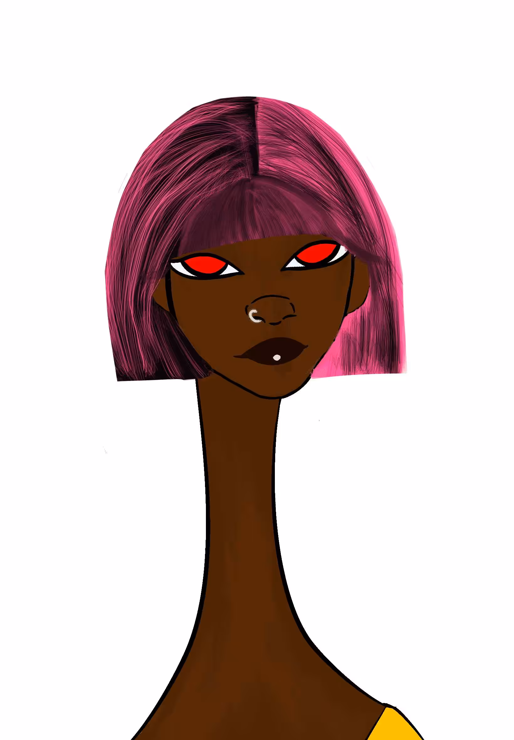 Long Neckie Ladies: Long Neckie Lady #372