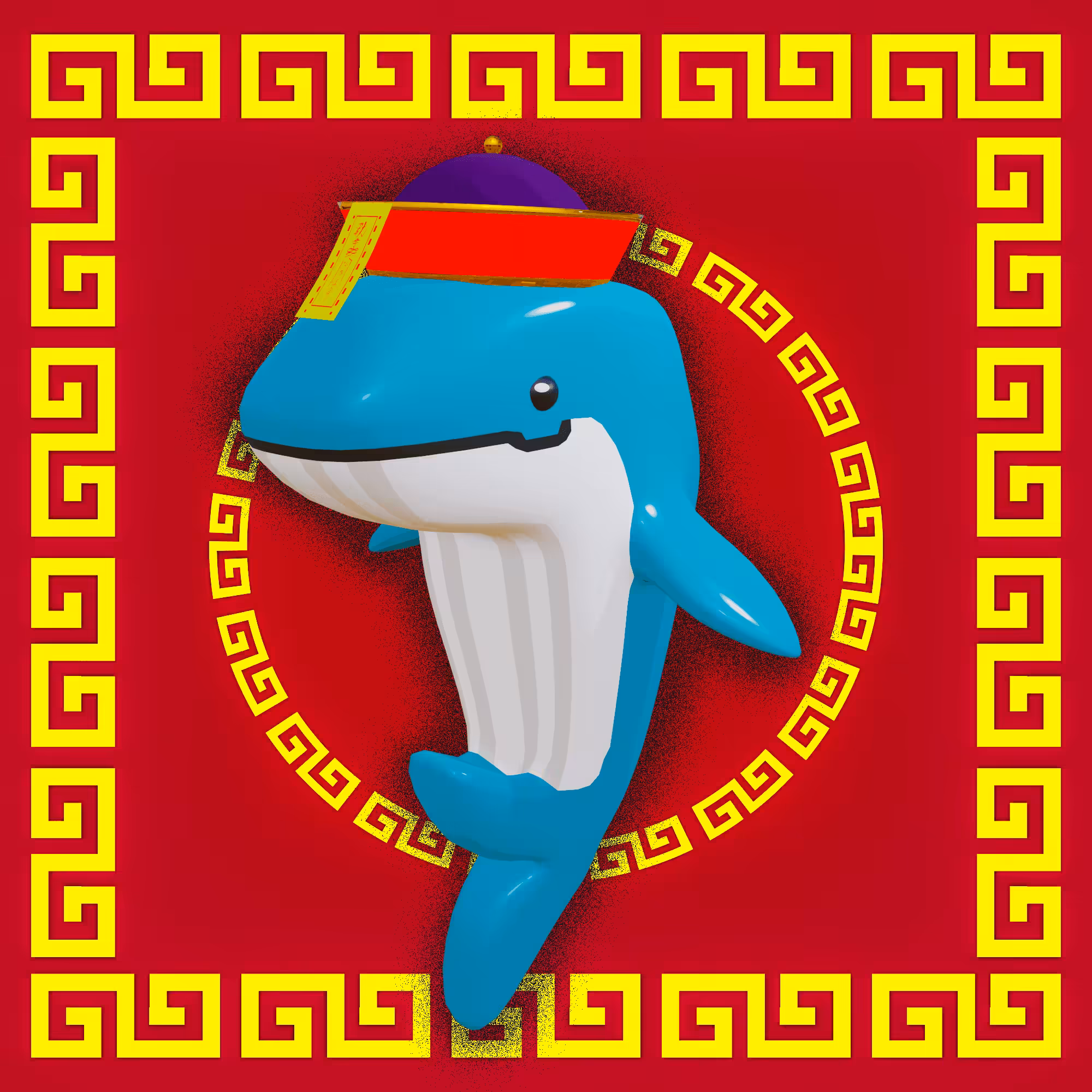 キョンシー帽子_ホエール