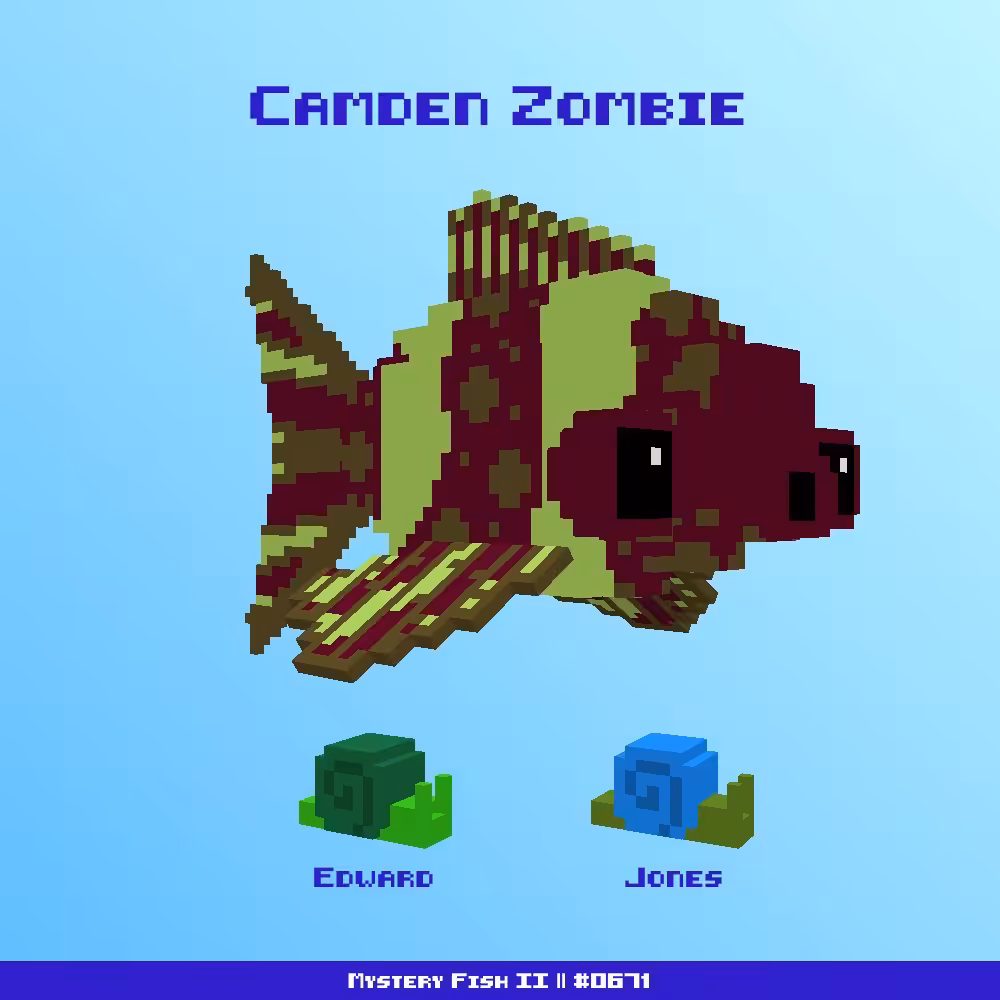 Camden Zombie :: Mystery Fish 0671/1000 
