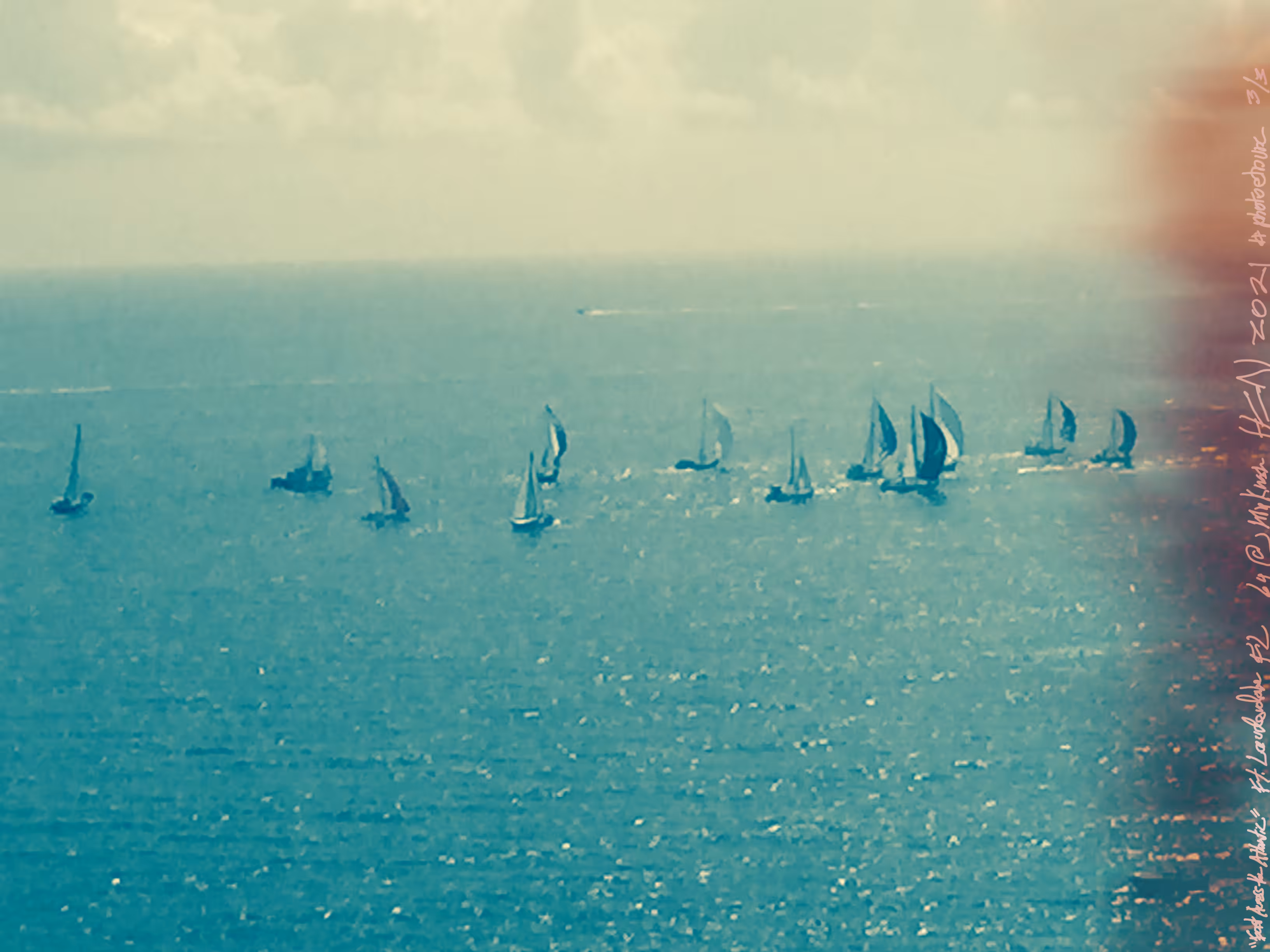 east over the atlantic