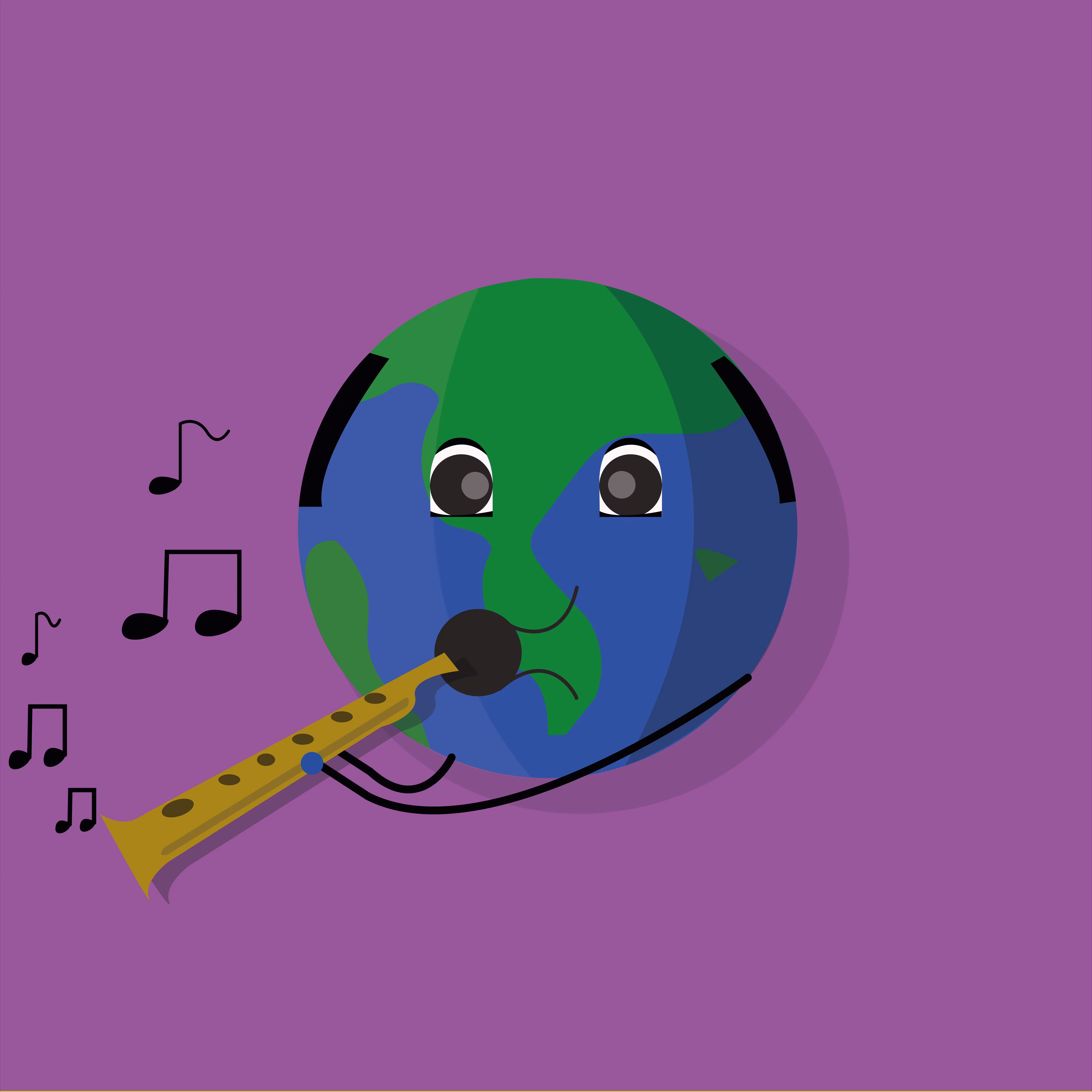 the flute player planet