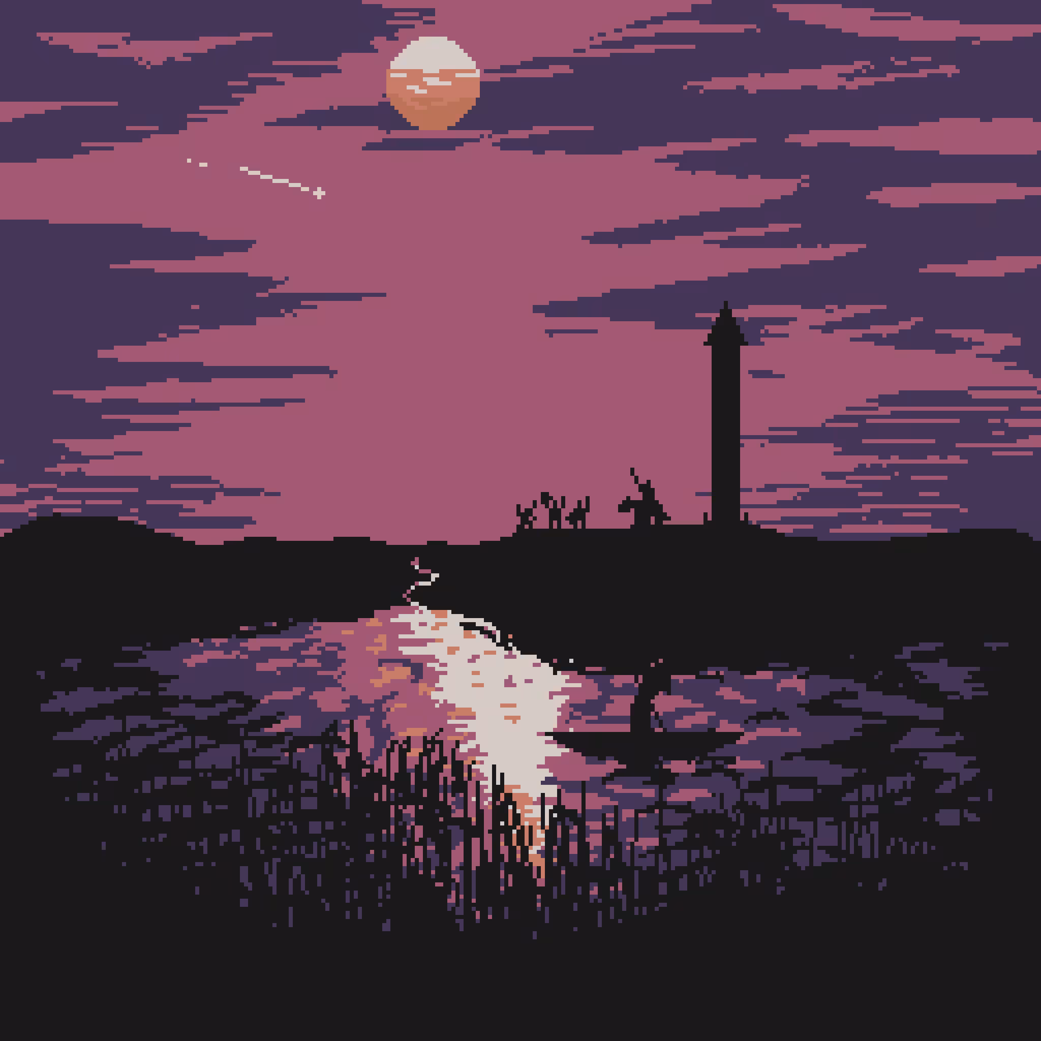 Pixel Sunset #56