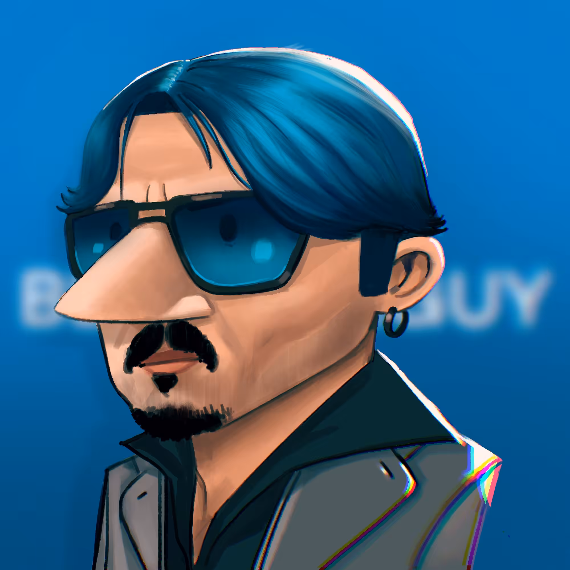 BlueHairGuy #072