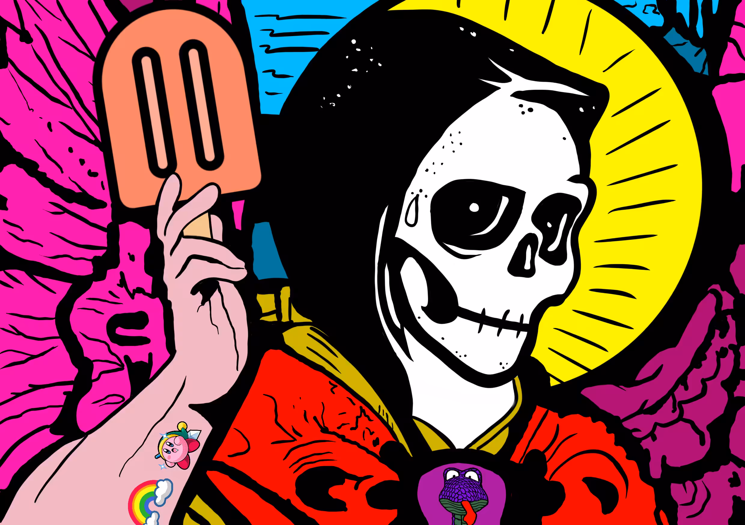 Glue, you and me.: Stain glass Stan 