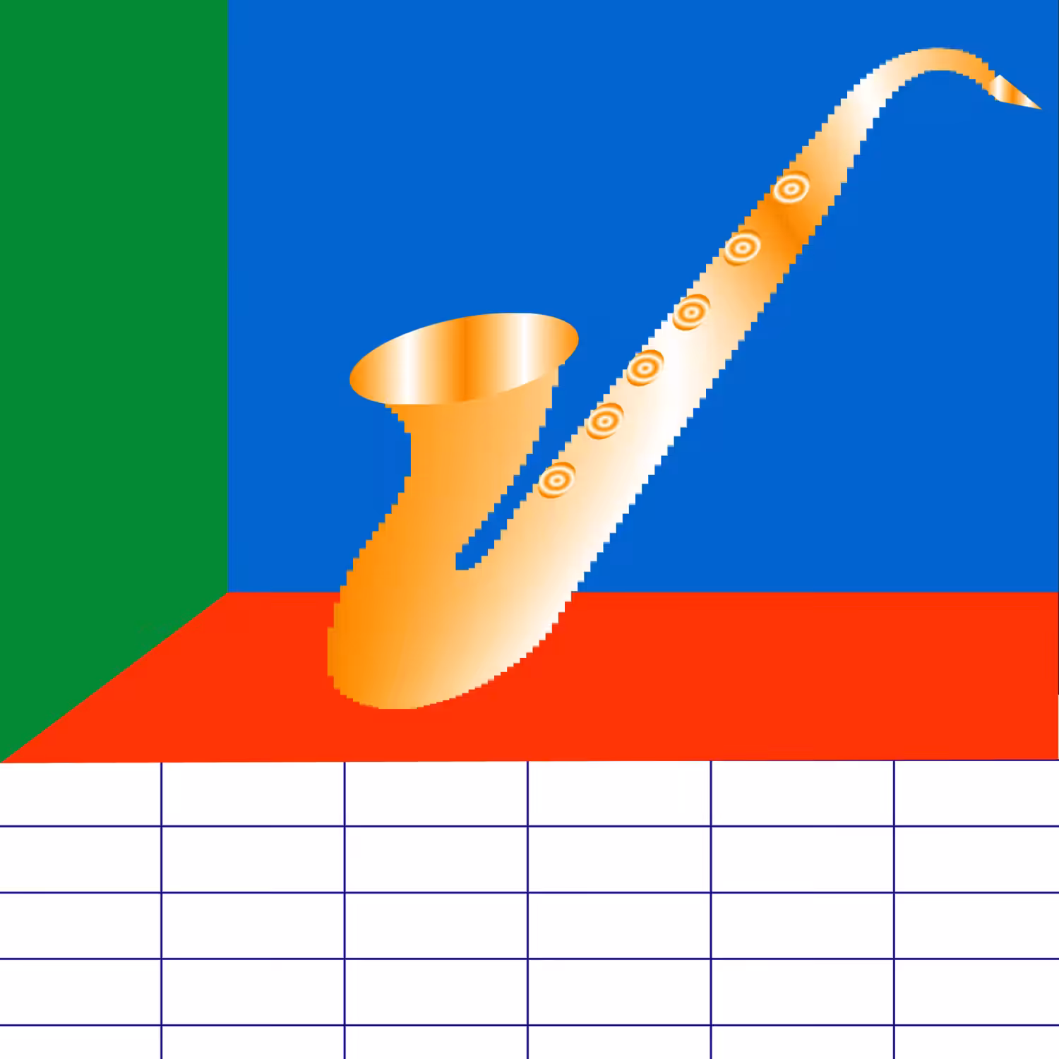Deconstructed saxo melody is plant music
