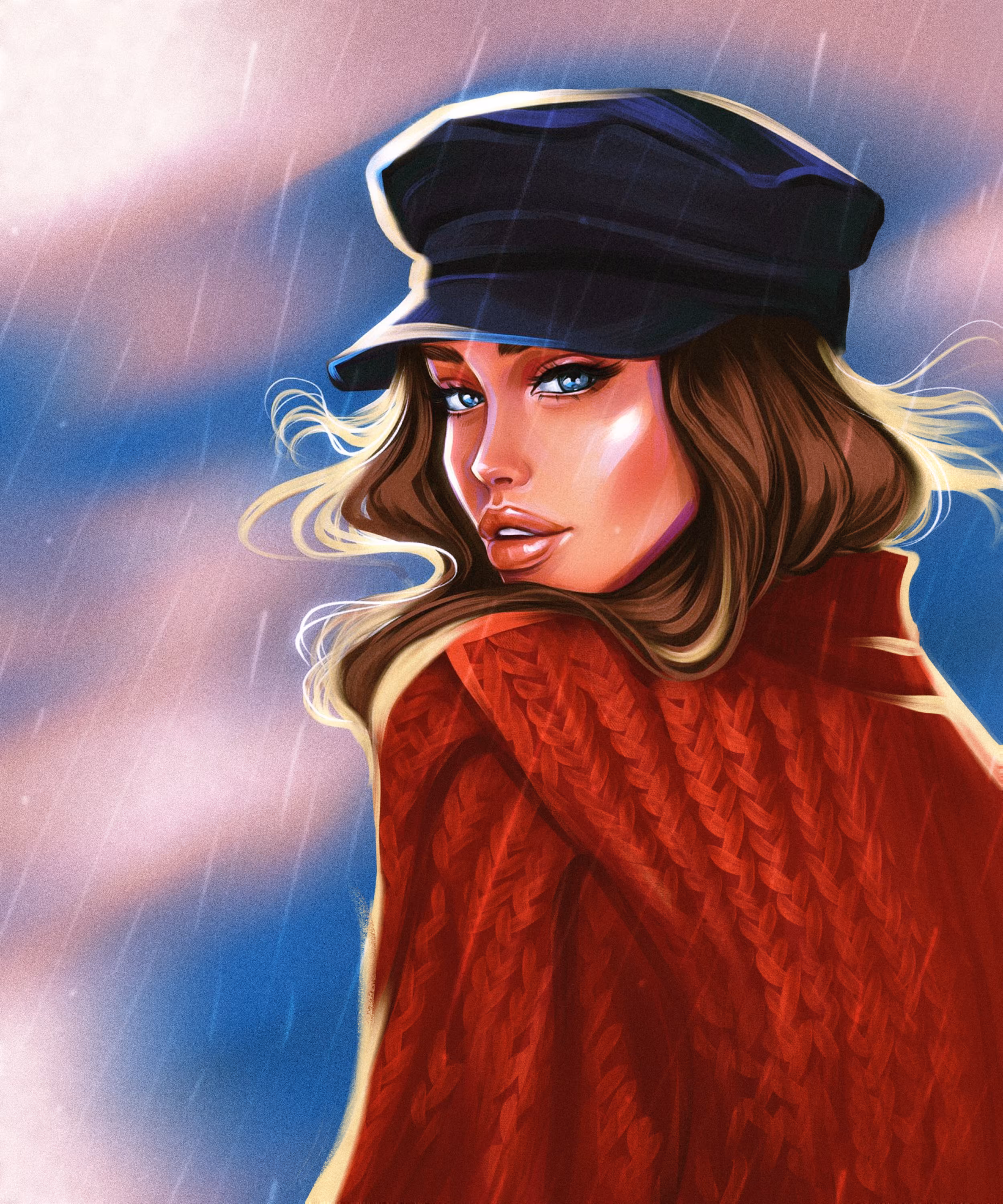  Under rain