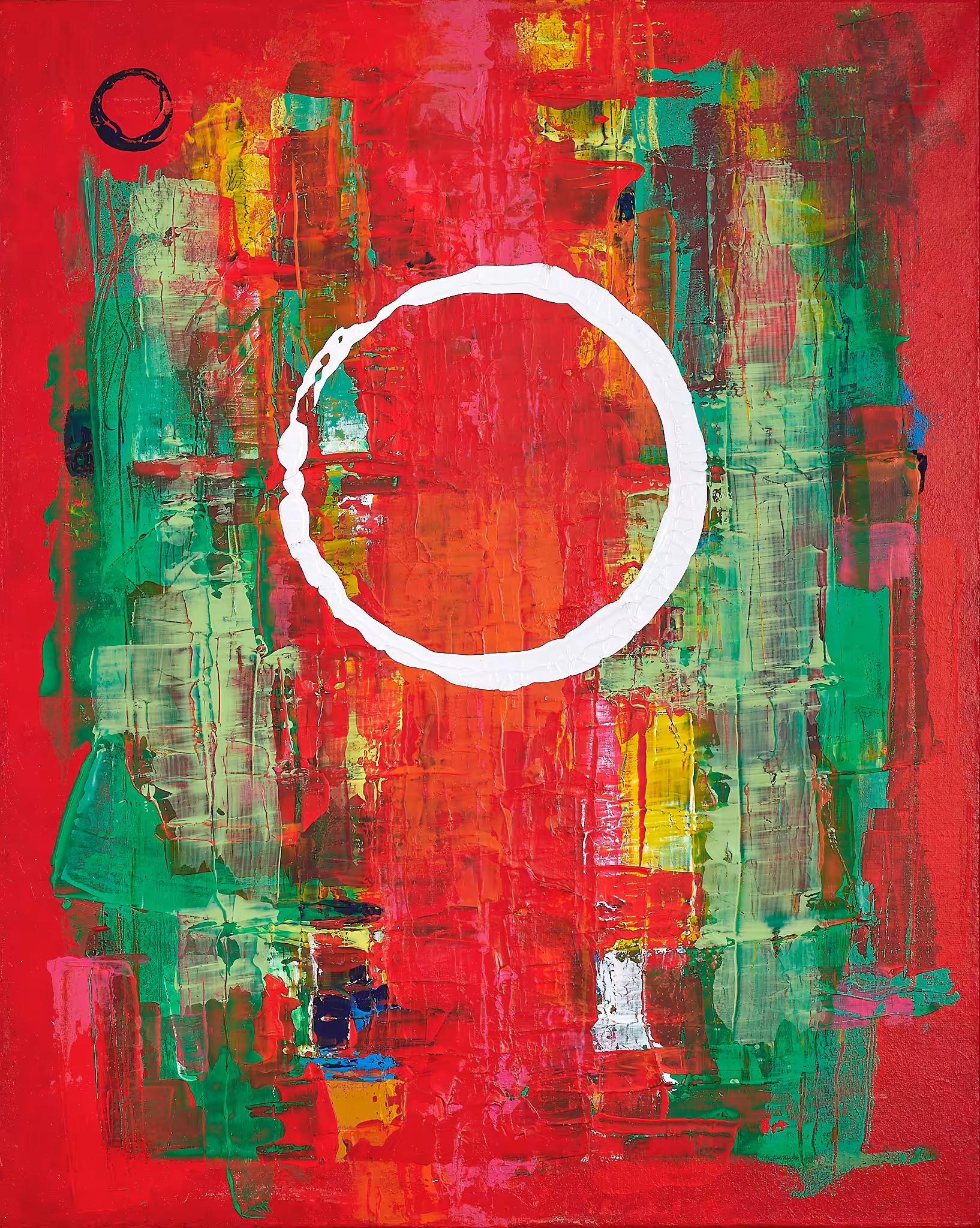 Red Expressions in Green Major