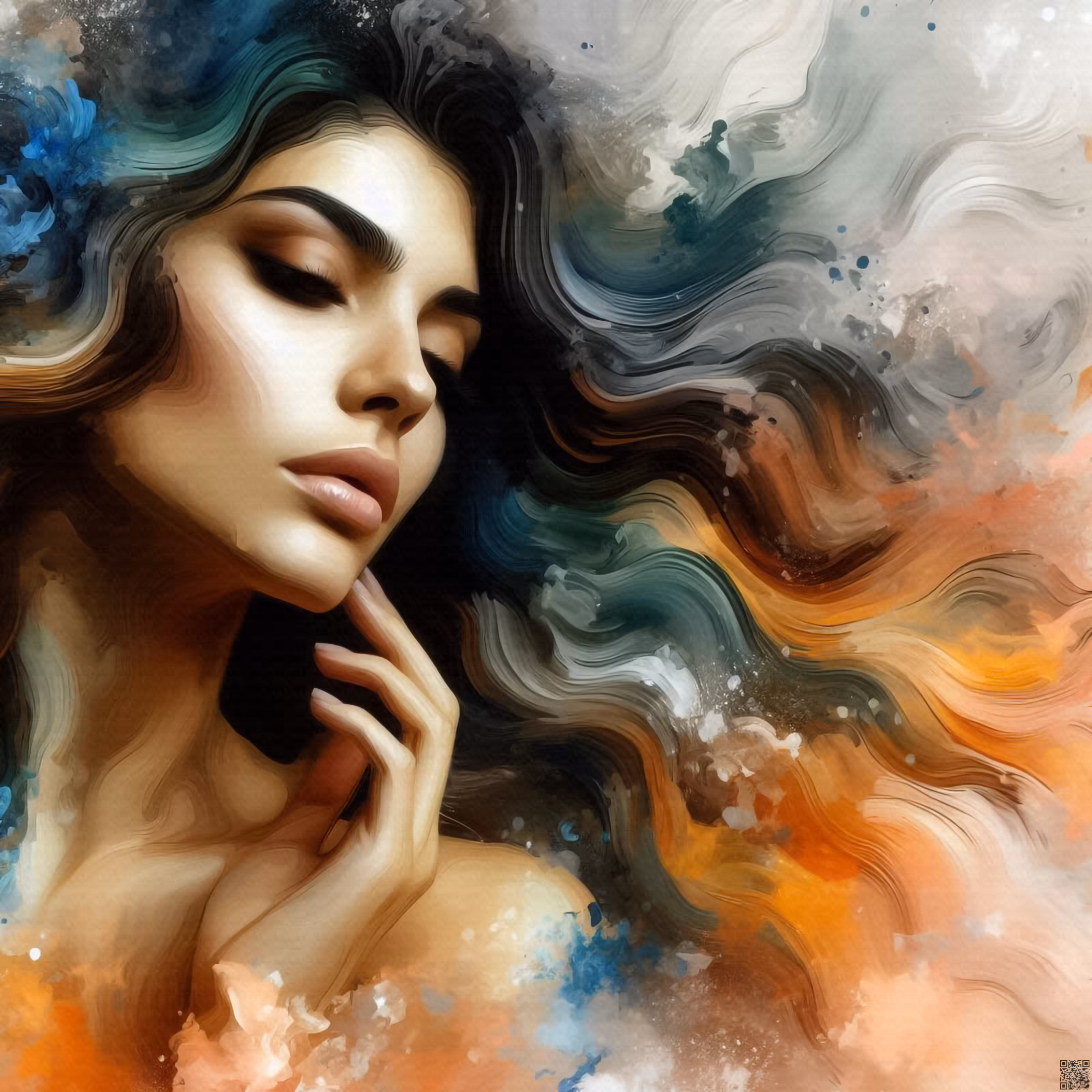🎨Feminine Beauty in Paint#14