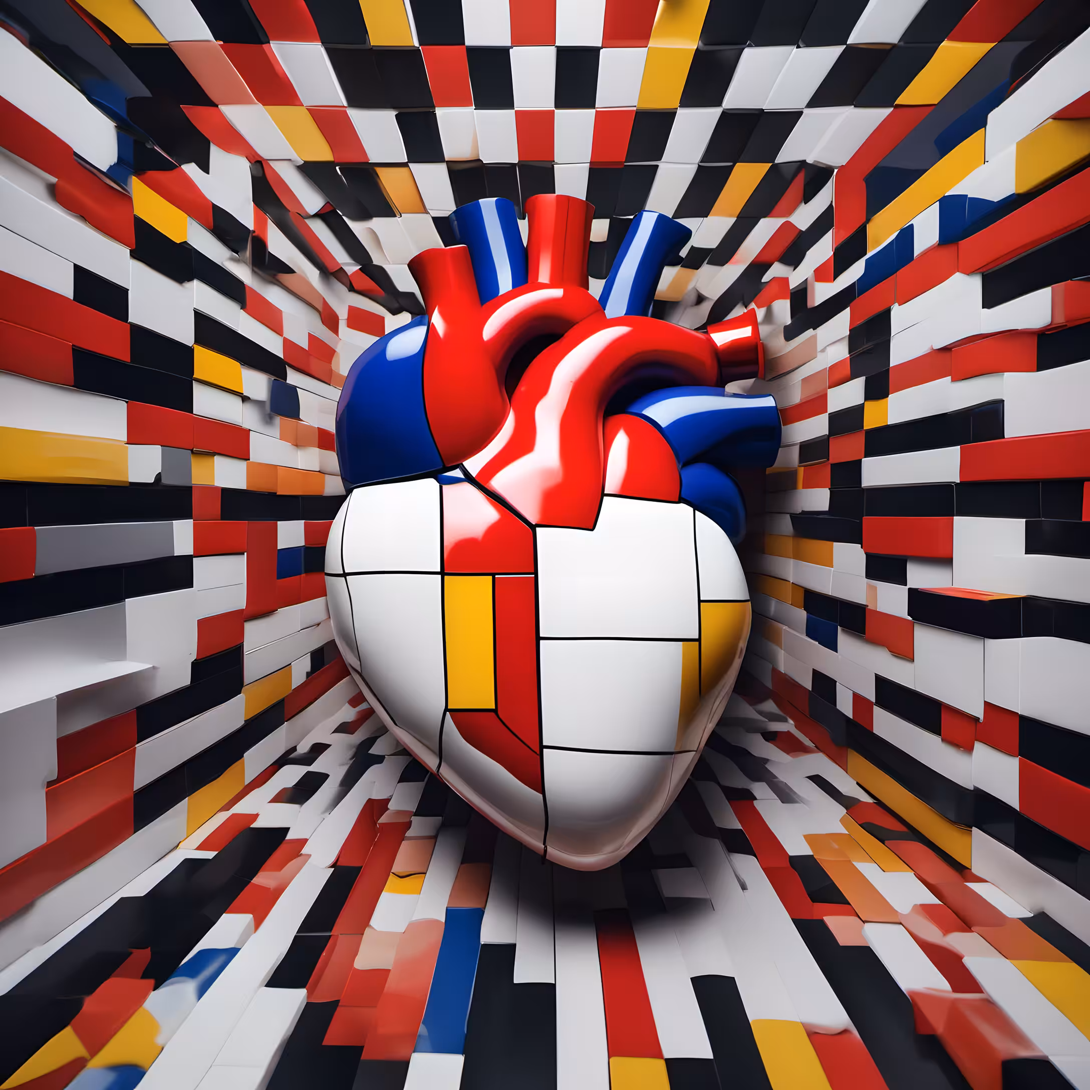 De Stijl My Beating Heart #16