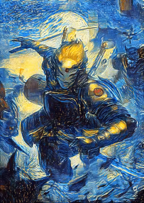 Bored Starry Night Samurai Club: Samurai #44