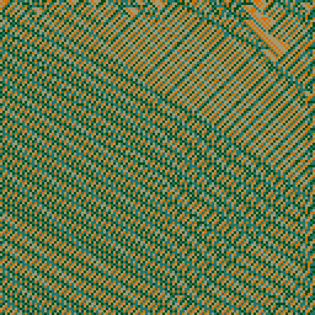 Blending Neighbors Cellular Automata #16