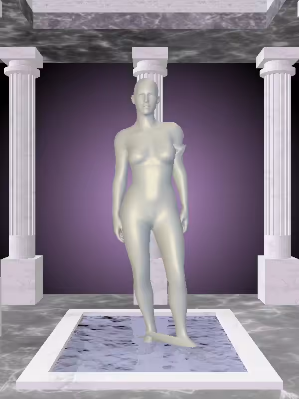 HeavenComputer: The Angry Mossy Champagne Woman #7016