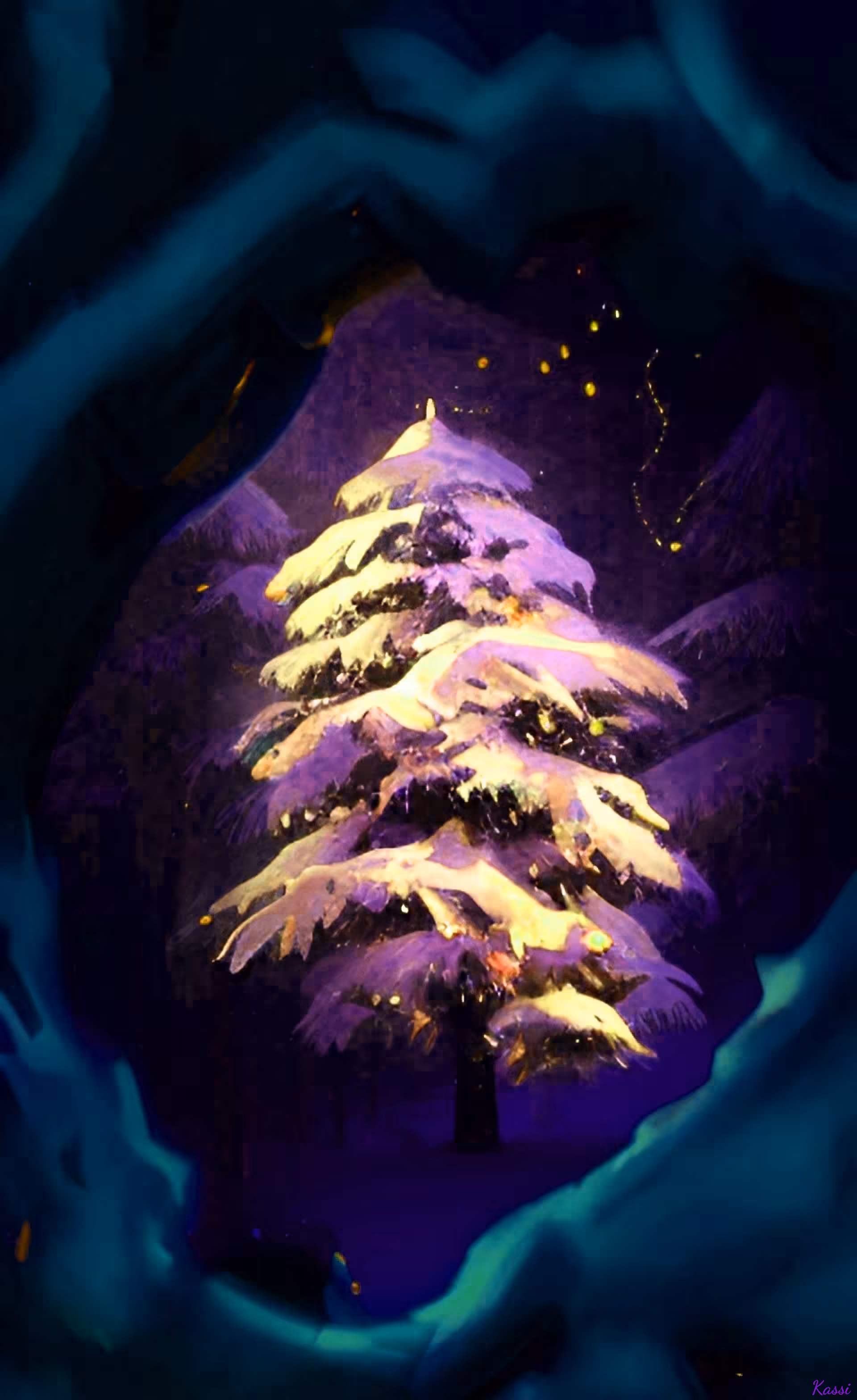 "Snowy Tree"