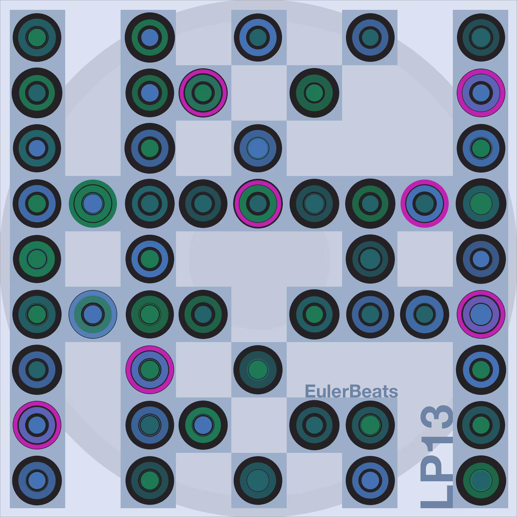 Eulerbeats LP13 Generative Cover Art: #40