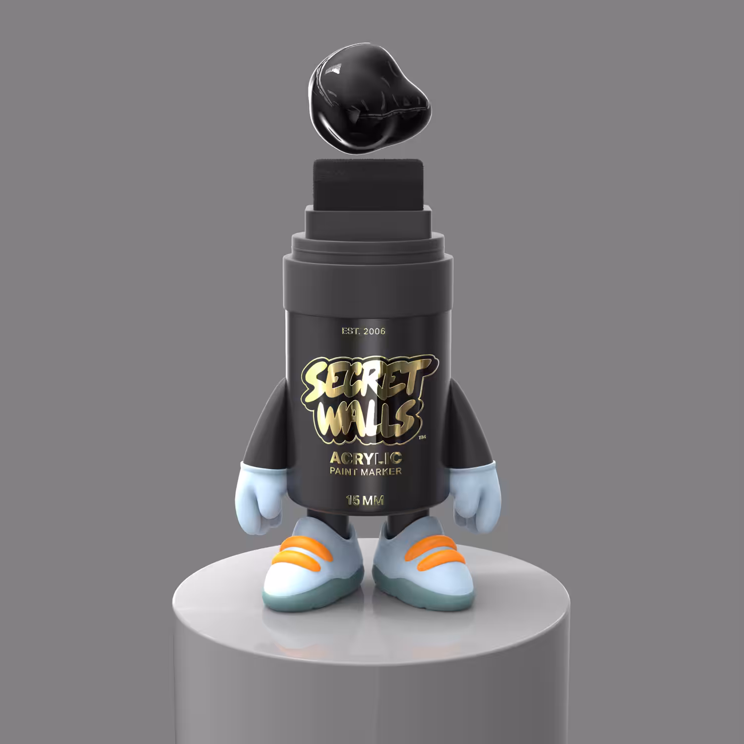 Secret Walls Marker Mascot (Color) #10/12