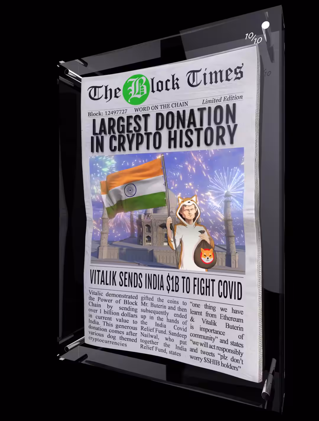 Largest Donation in Crypto History | Limited