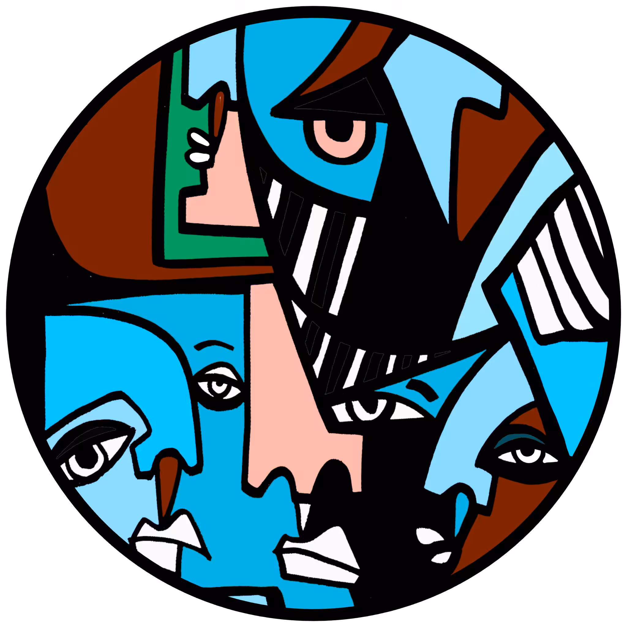Cubist Circle 150