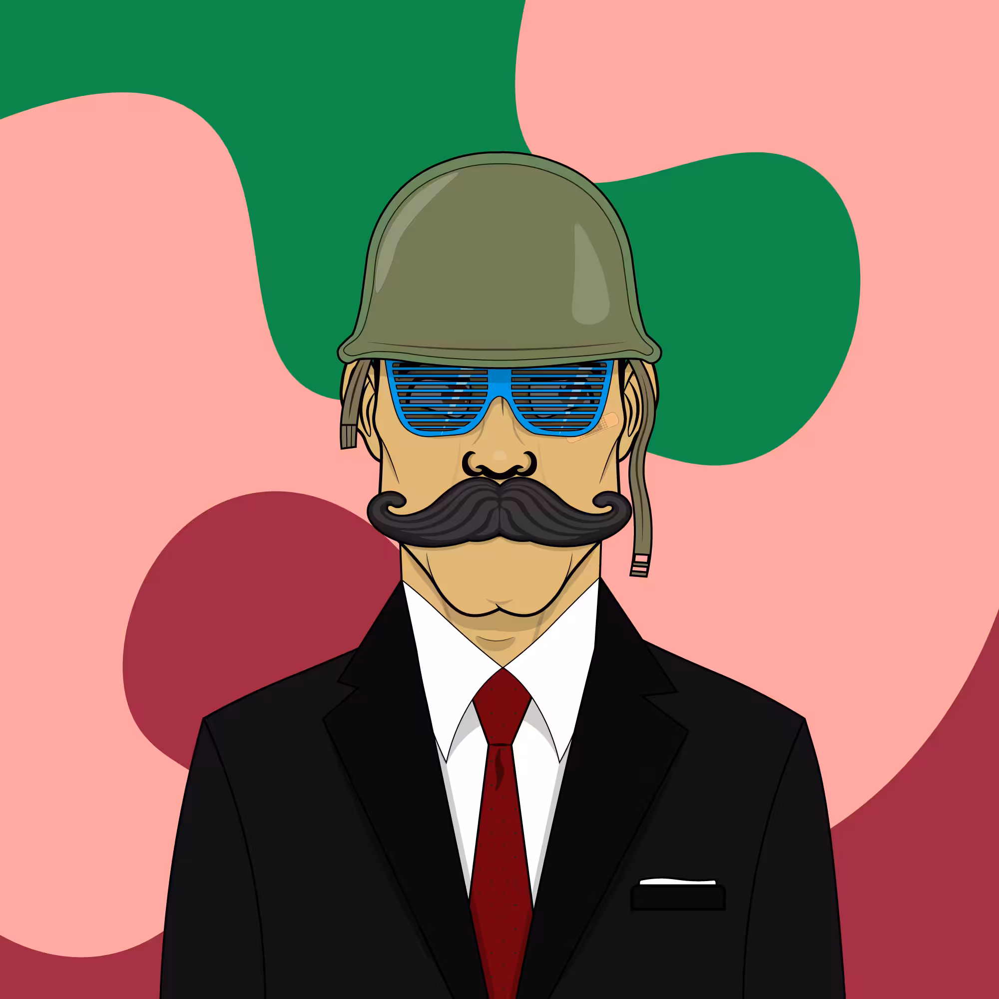 Mustachioed #142