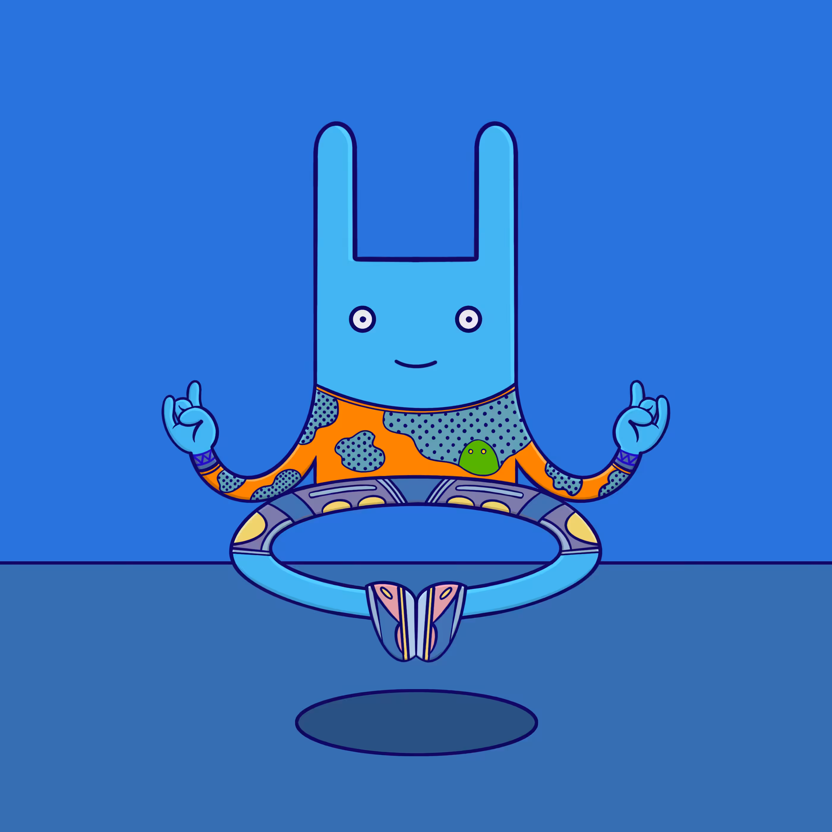 Meditation Rabbit #154