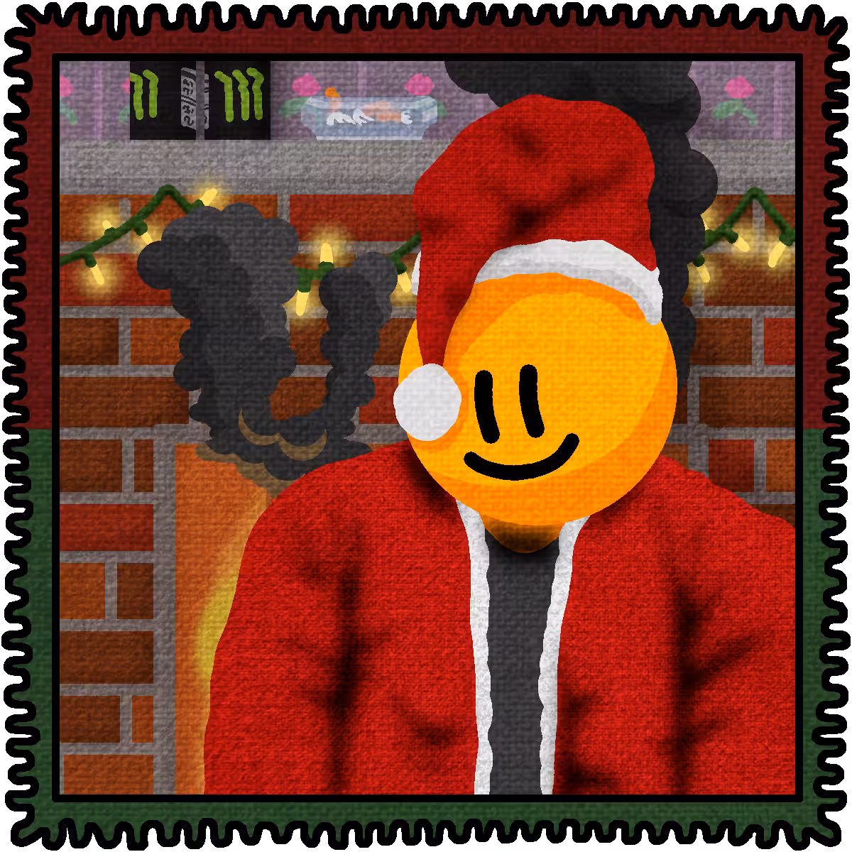 Santa Stamp