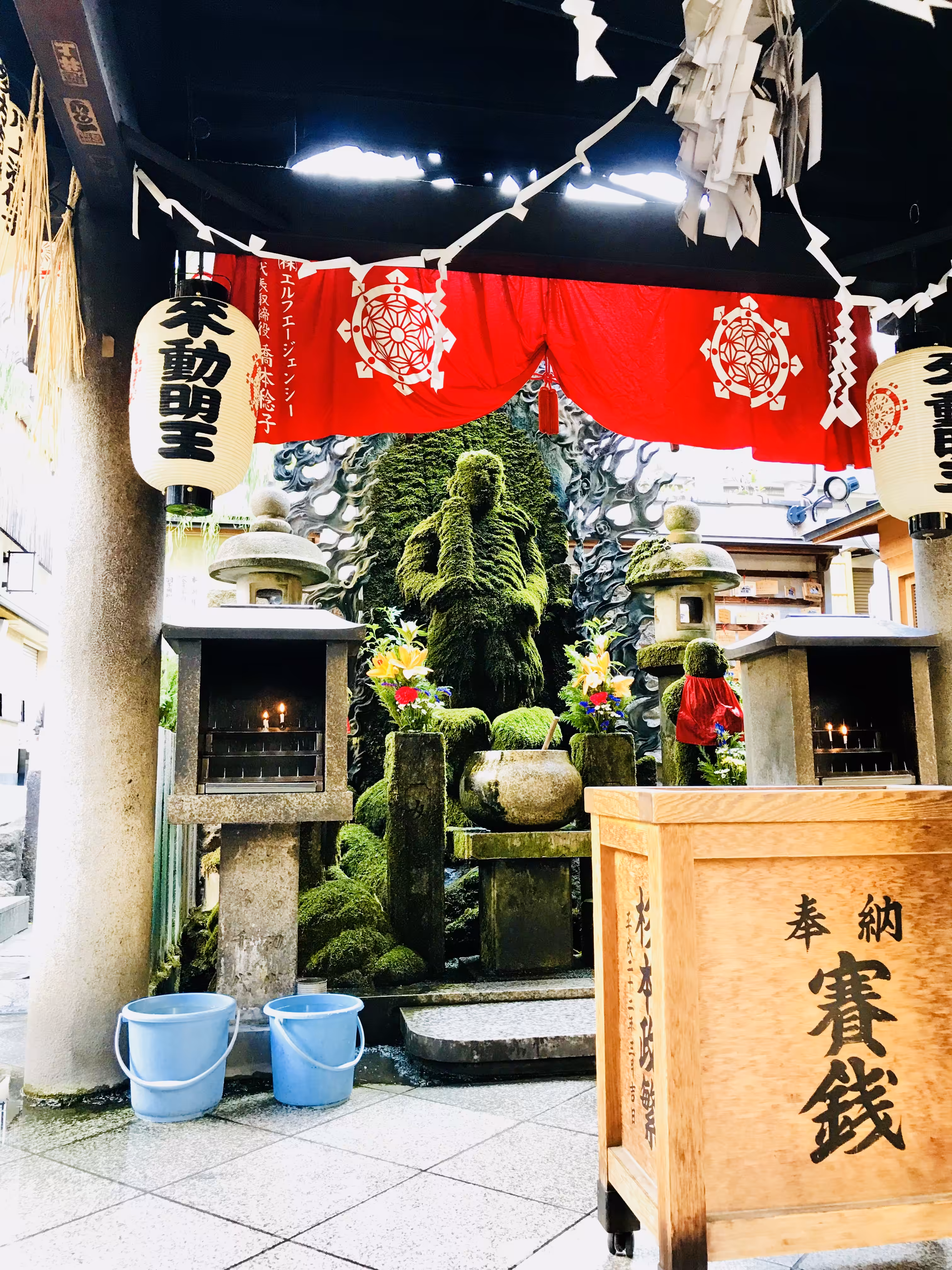 Shrine of Hozenji Yokocho