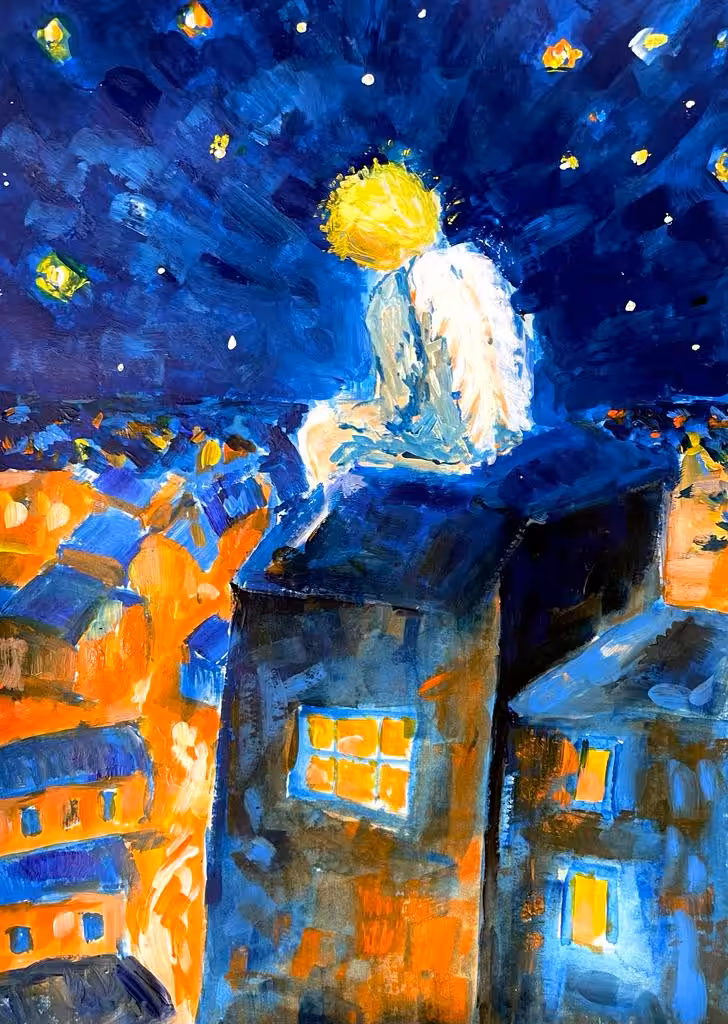 Angel on the roof
