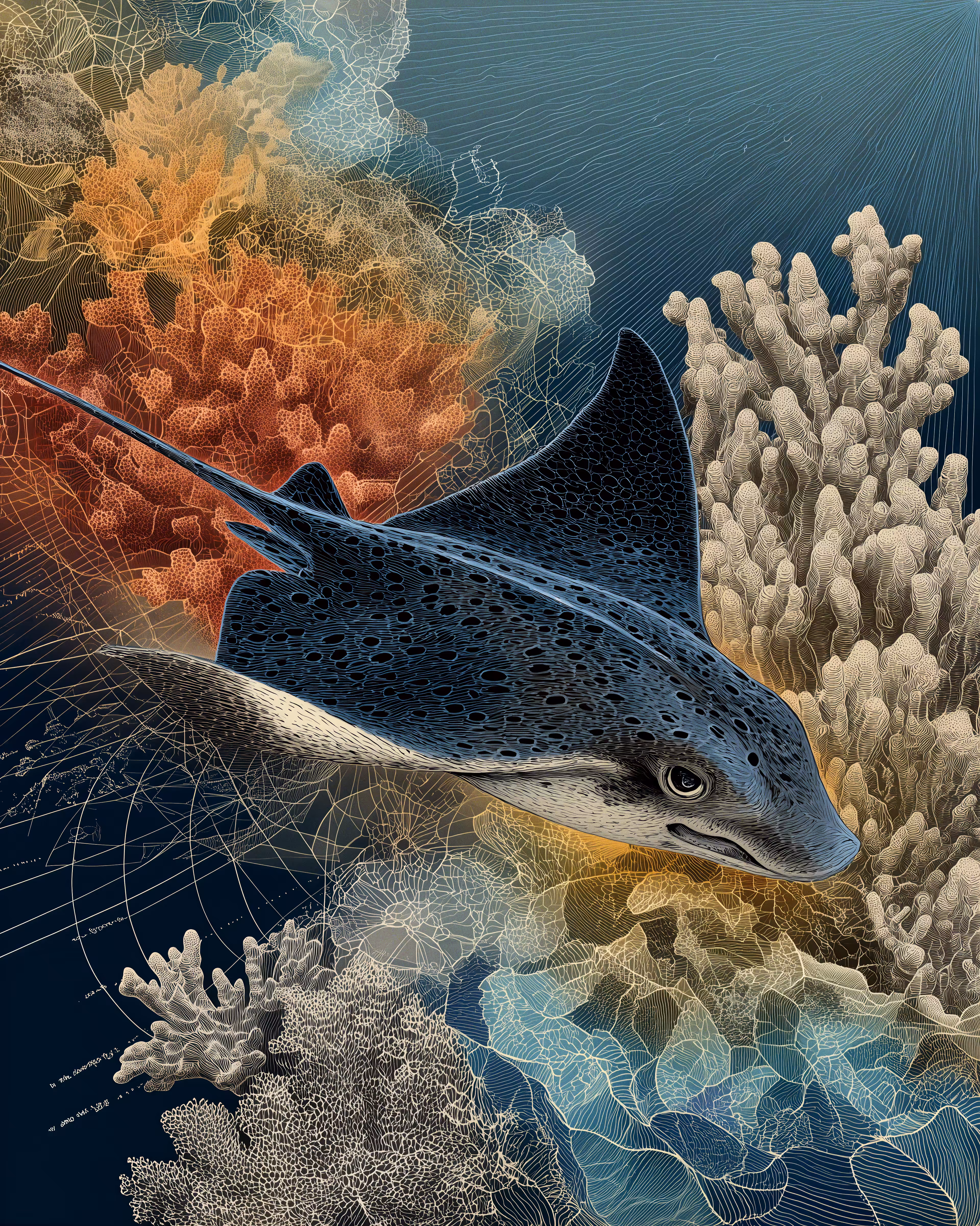 Celestial life 🌌: Celestial Stingray - 1