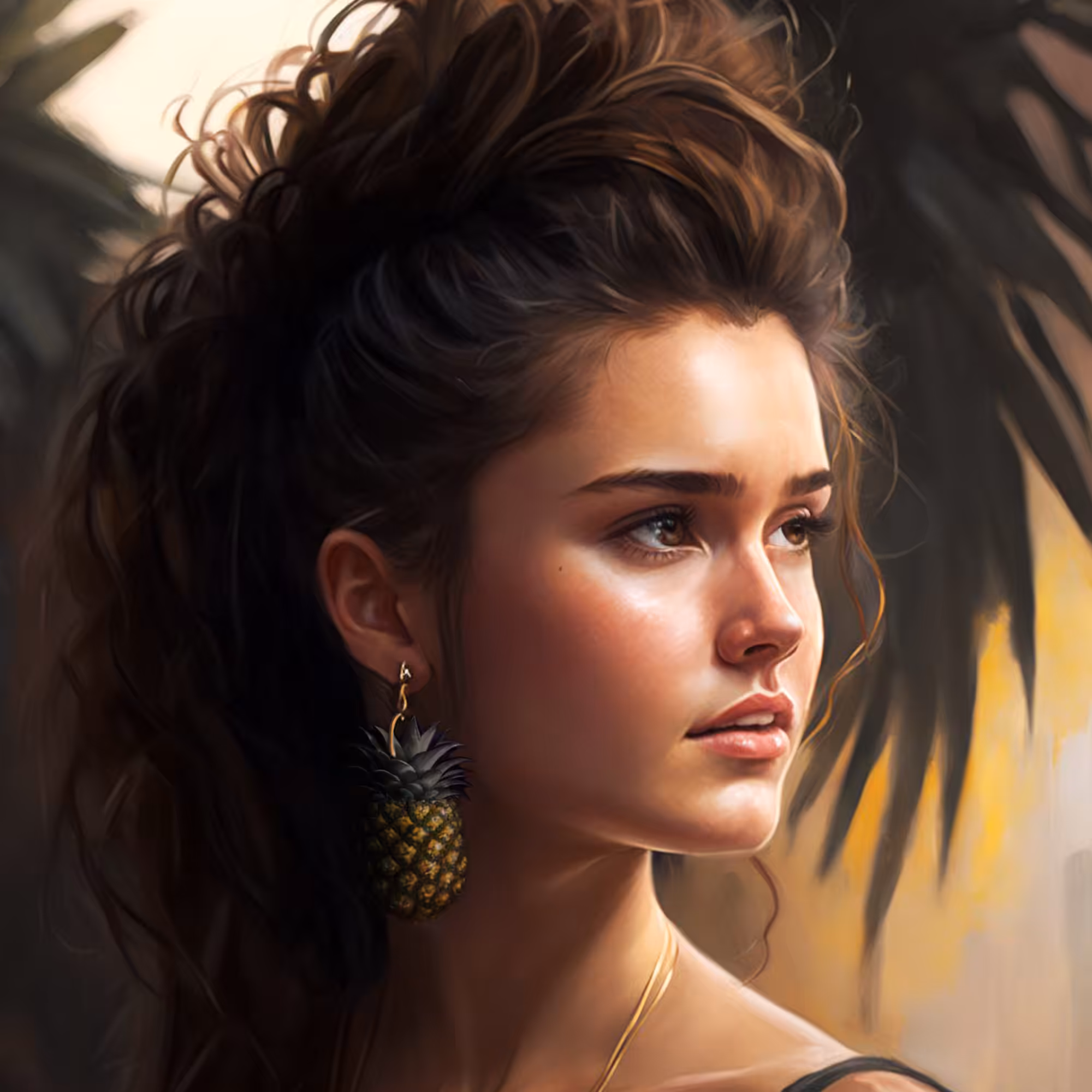Girl with an earring #007