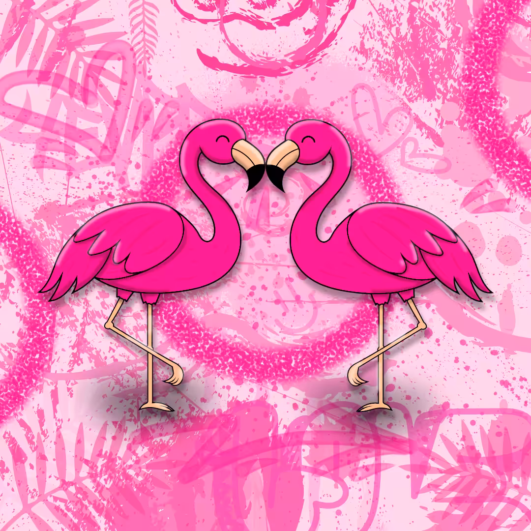 Flamingo colors