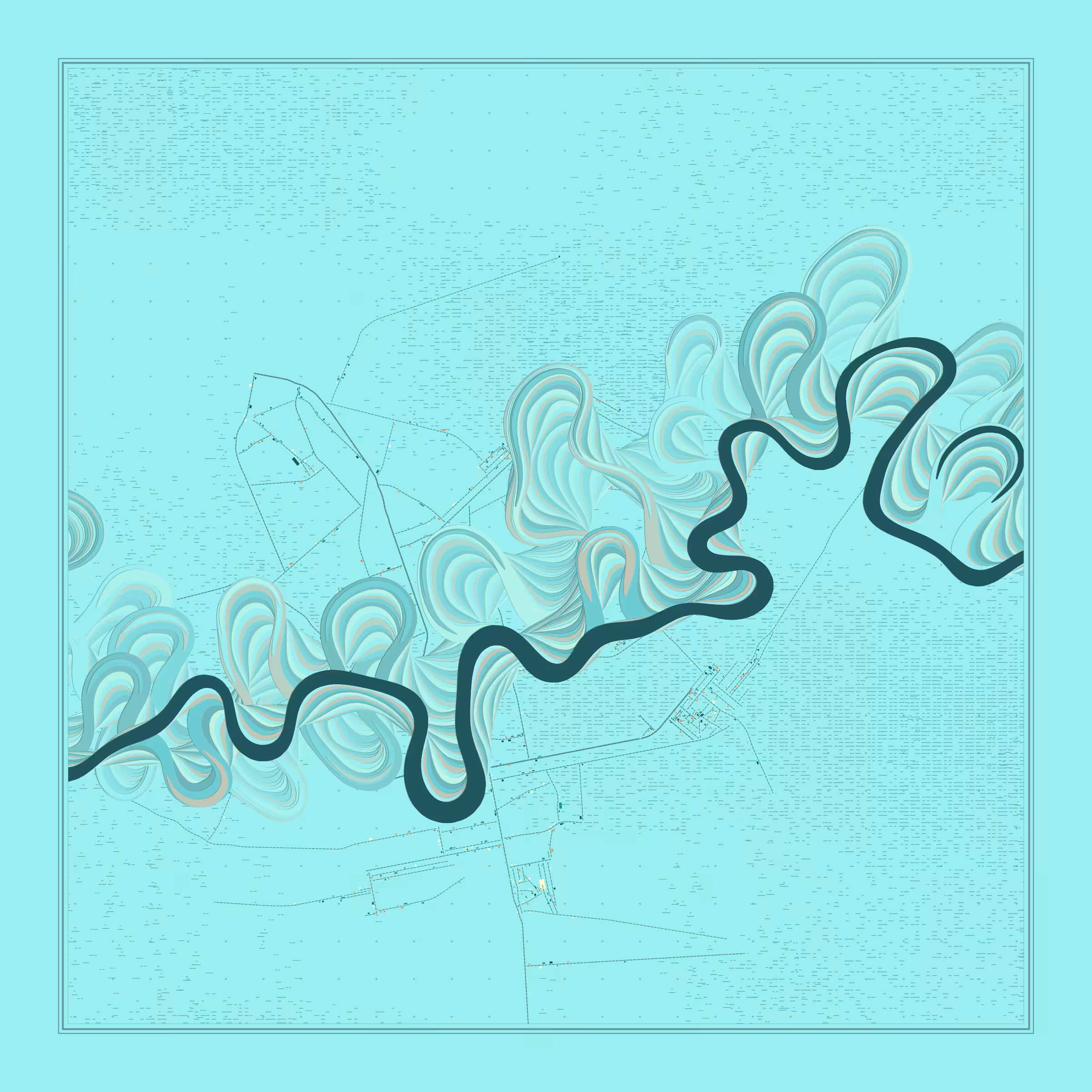 Ancient Courses of Fictional Rivers #83
