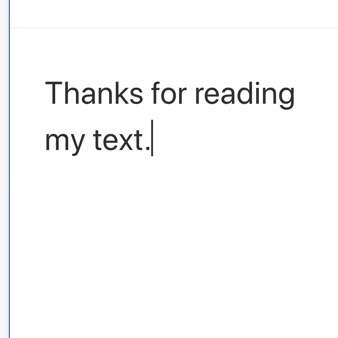 read text