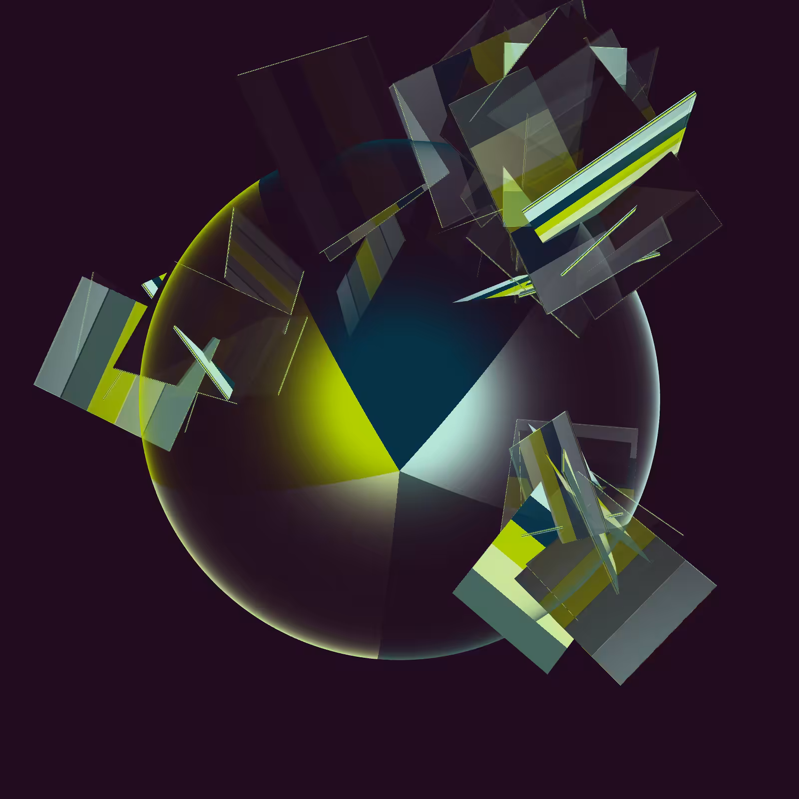Composition with Sphere  #27