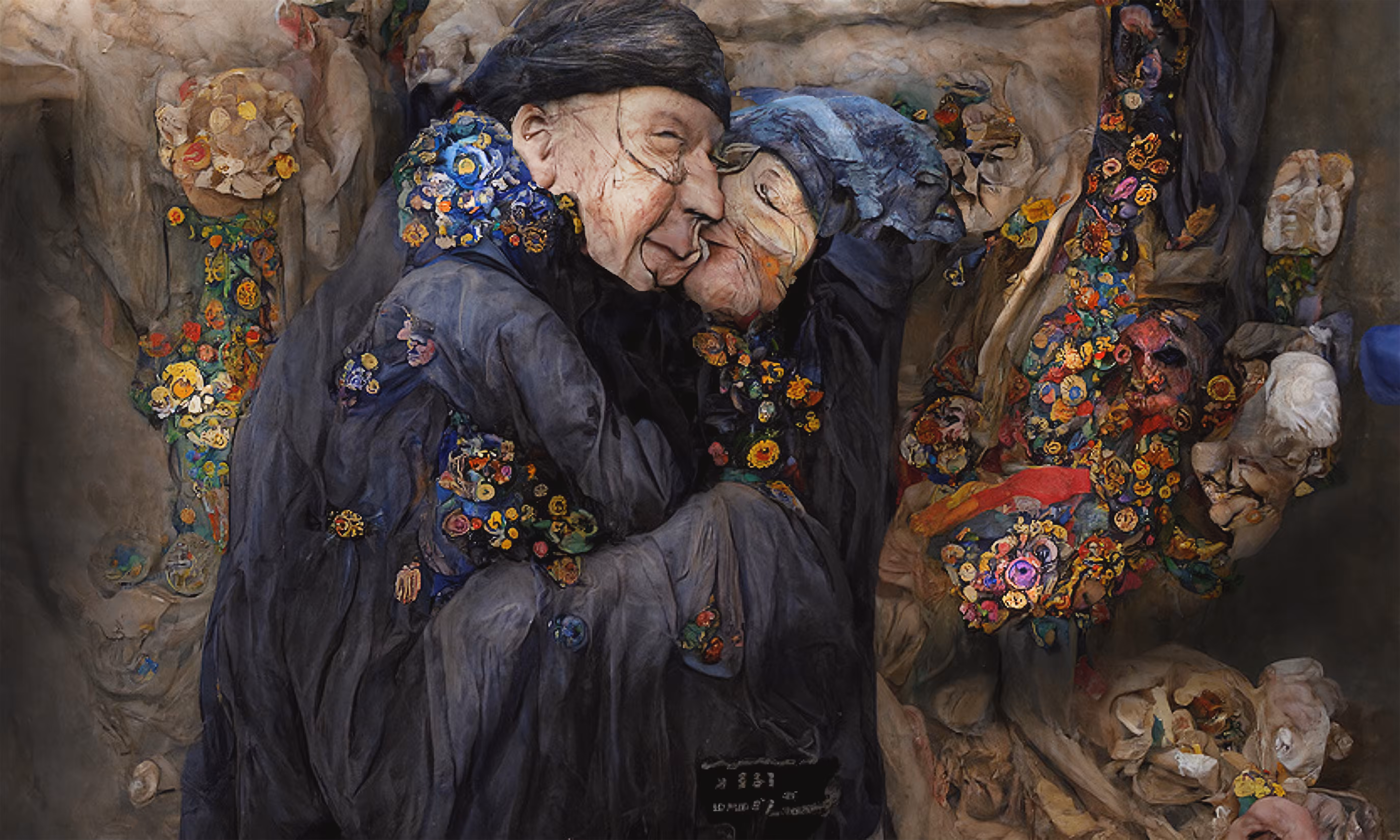 WAR EYES VII - The Reunion (Klimt Edition)