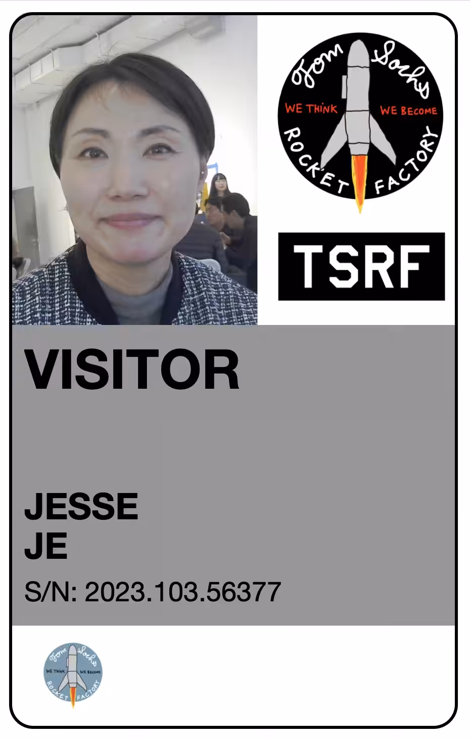 TSRF ID S/N 2023.103.56377
