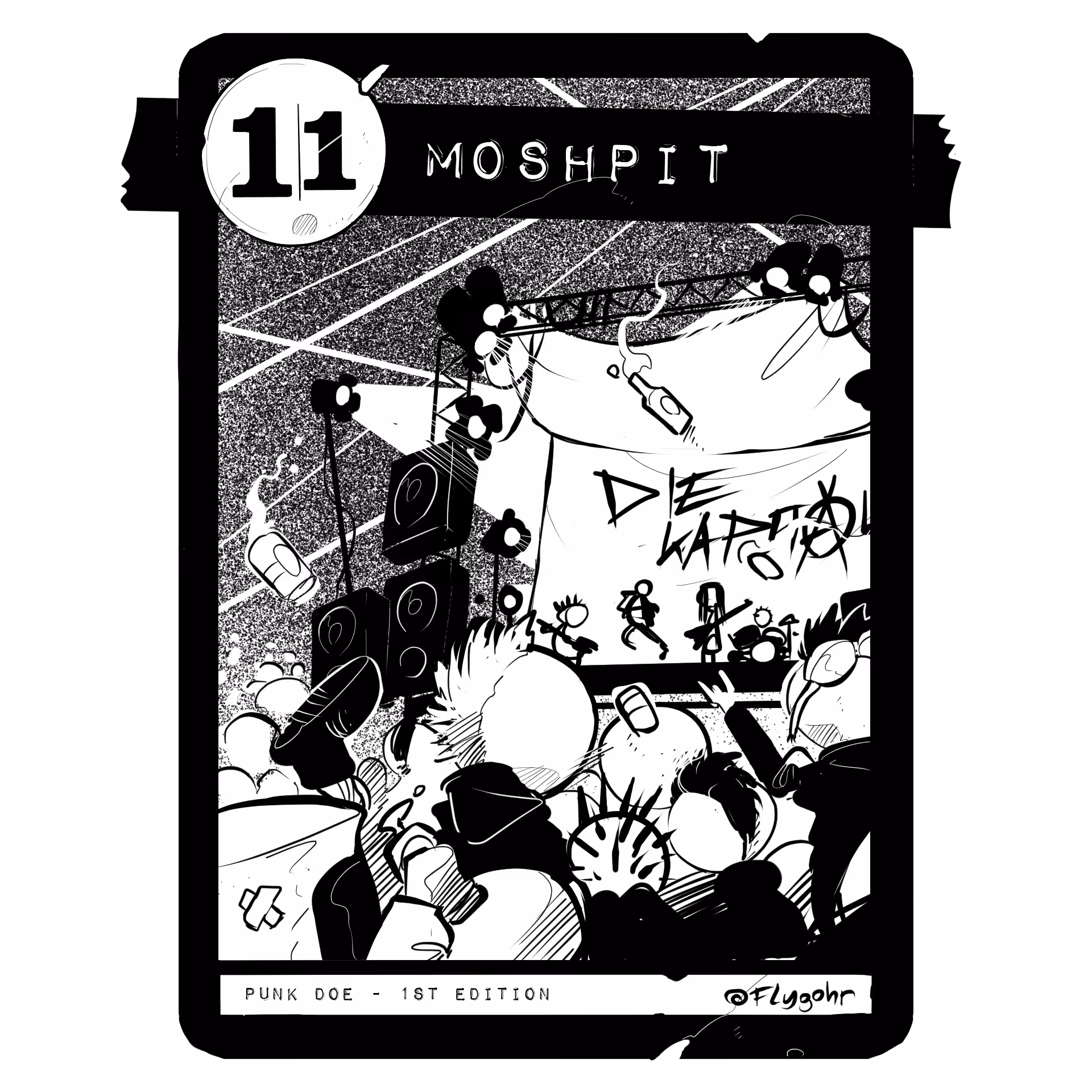 MOSHPIT | Original Challenge Card | 1st ED.