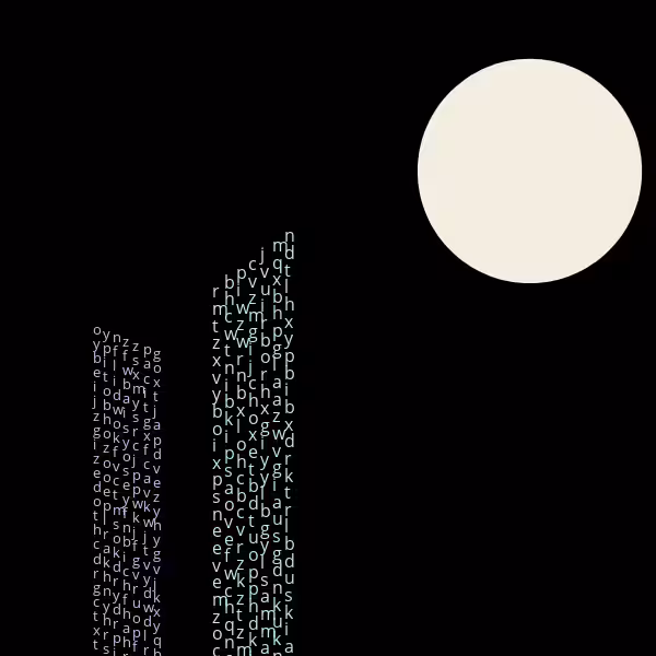 Building of letters #11