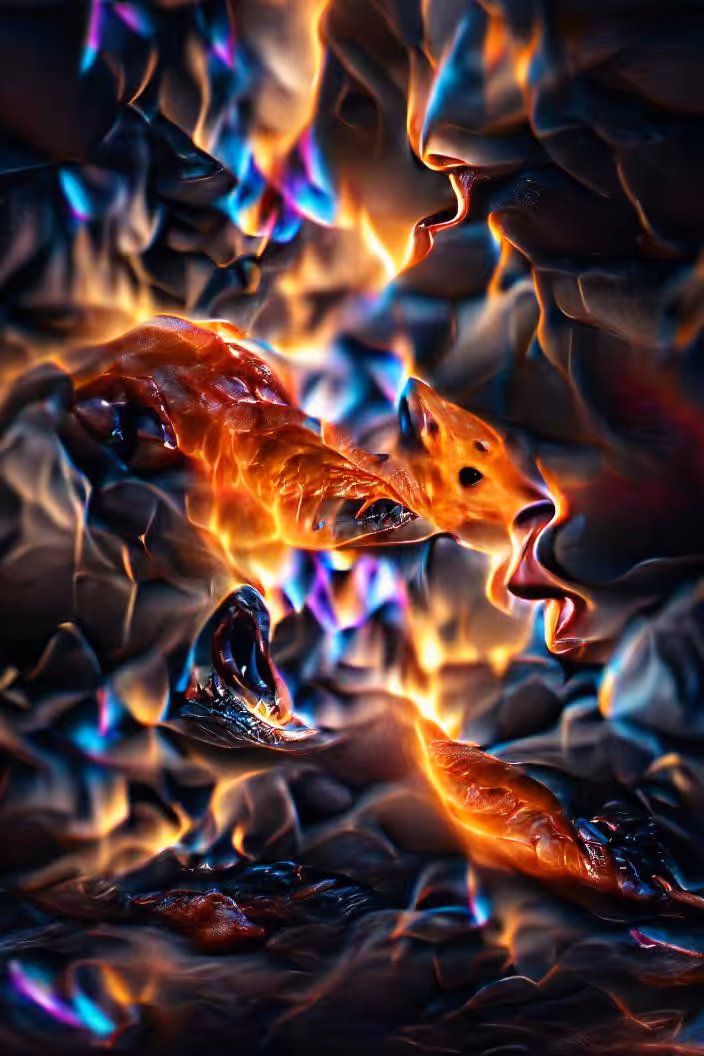 The bite of the fire