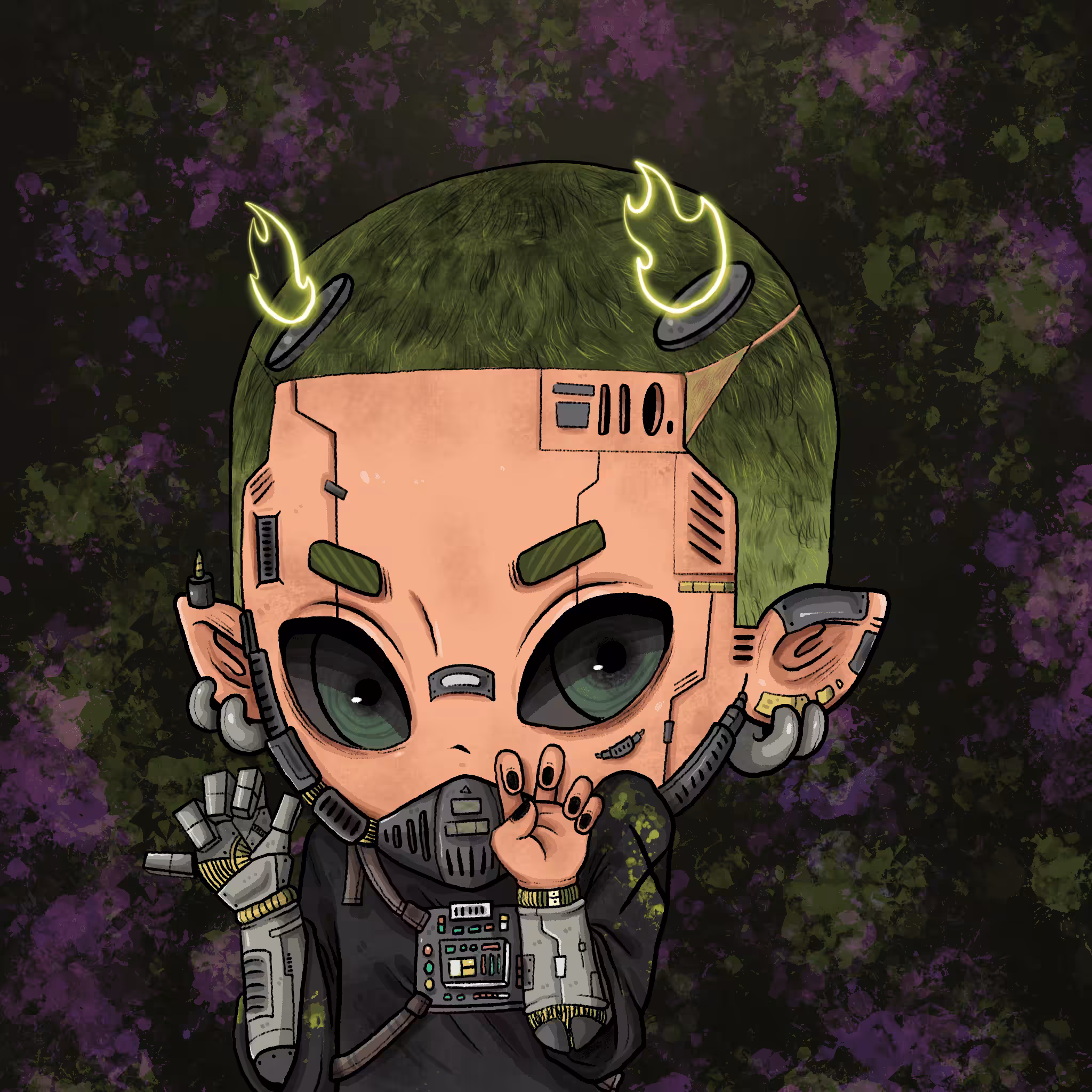 MISSING NOSE CYBORG TONY