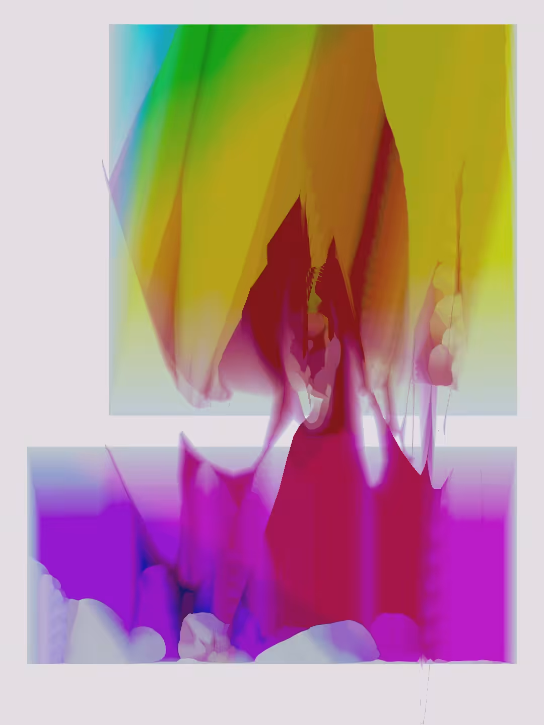 Dry Stems - Magenta