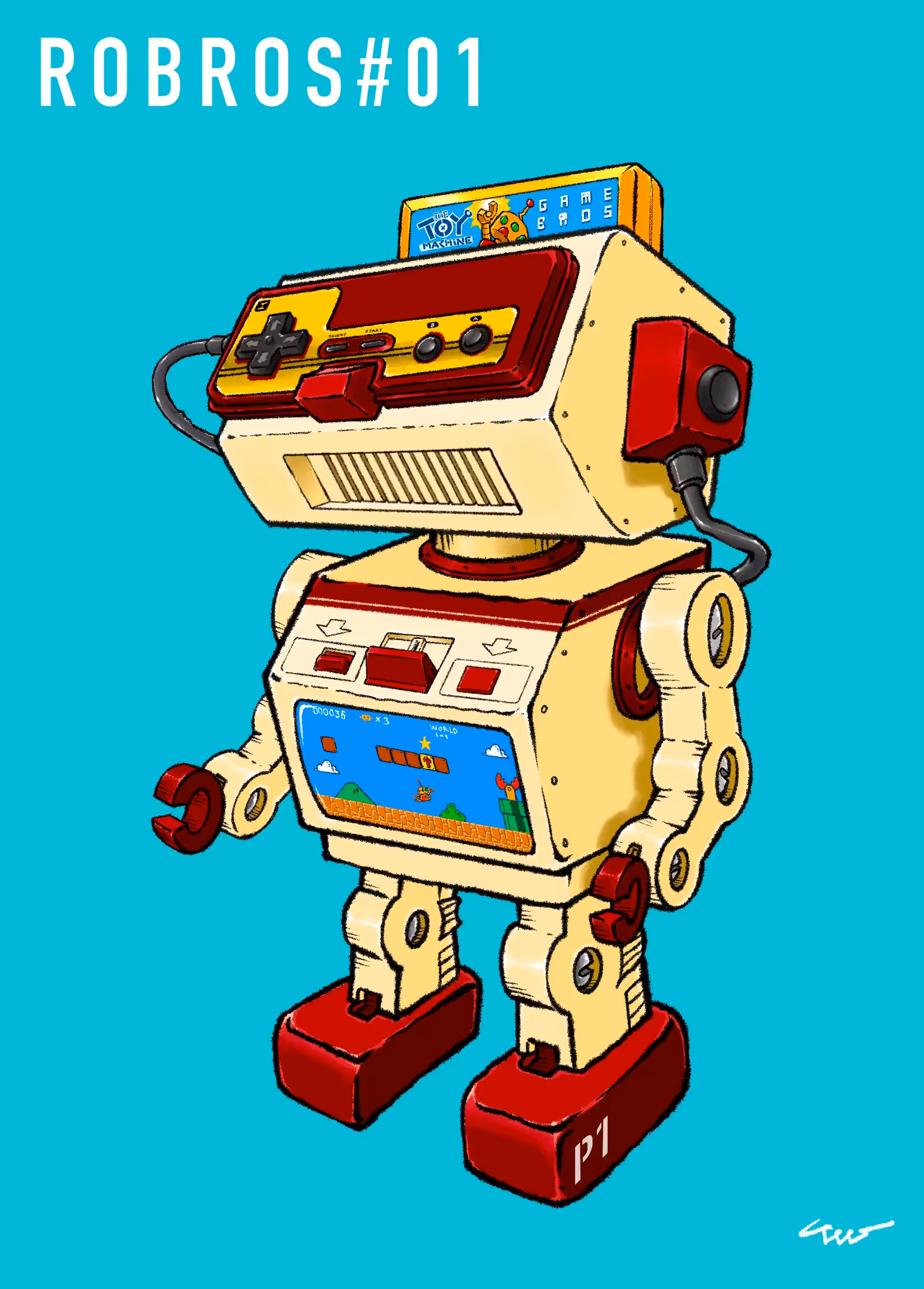 Robros#01 - The Toy Machine X Gamebros