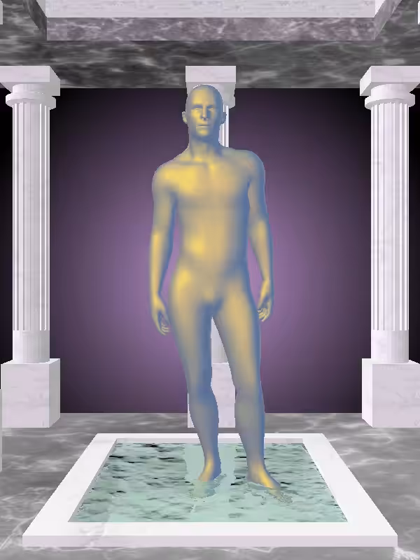 HeavenComputer: The Threatening Sunlit Cobalt Man #1777