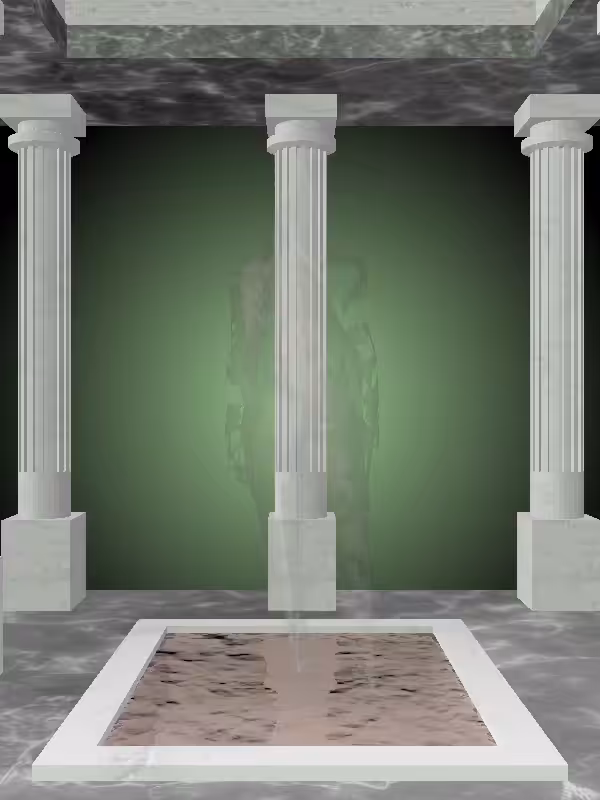 HeavenComputer: The Fading Threatening Mossy Champagne Woman #6617