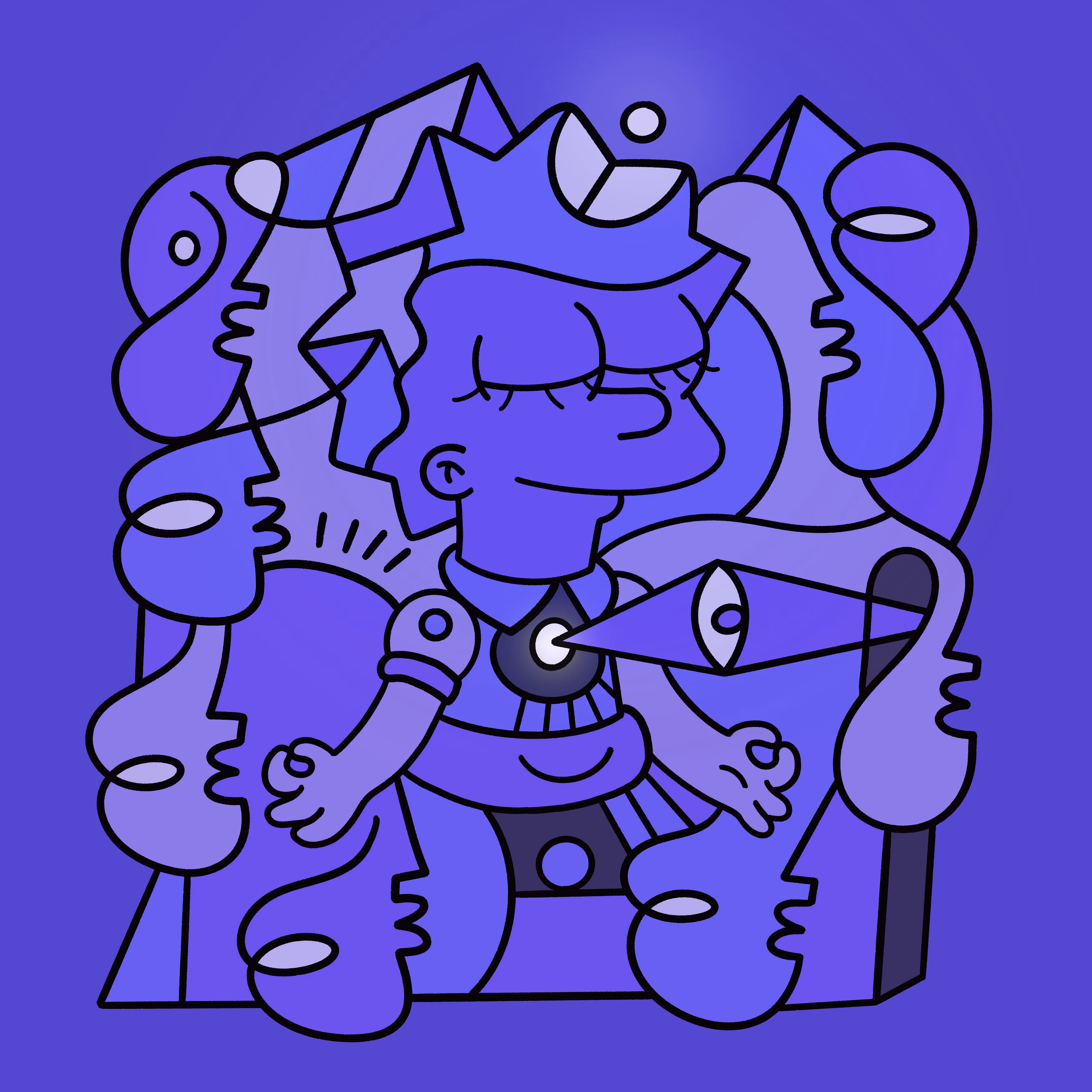 Meditating Lisa